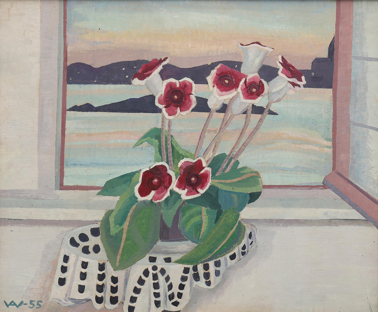 ANA WILHELMSON-LAGERMAN. BLOMSTERSTILLEBEN.