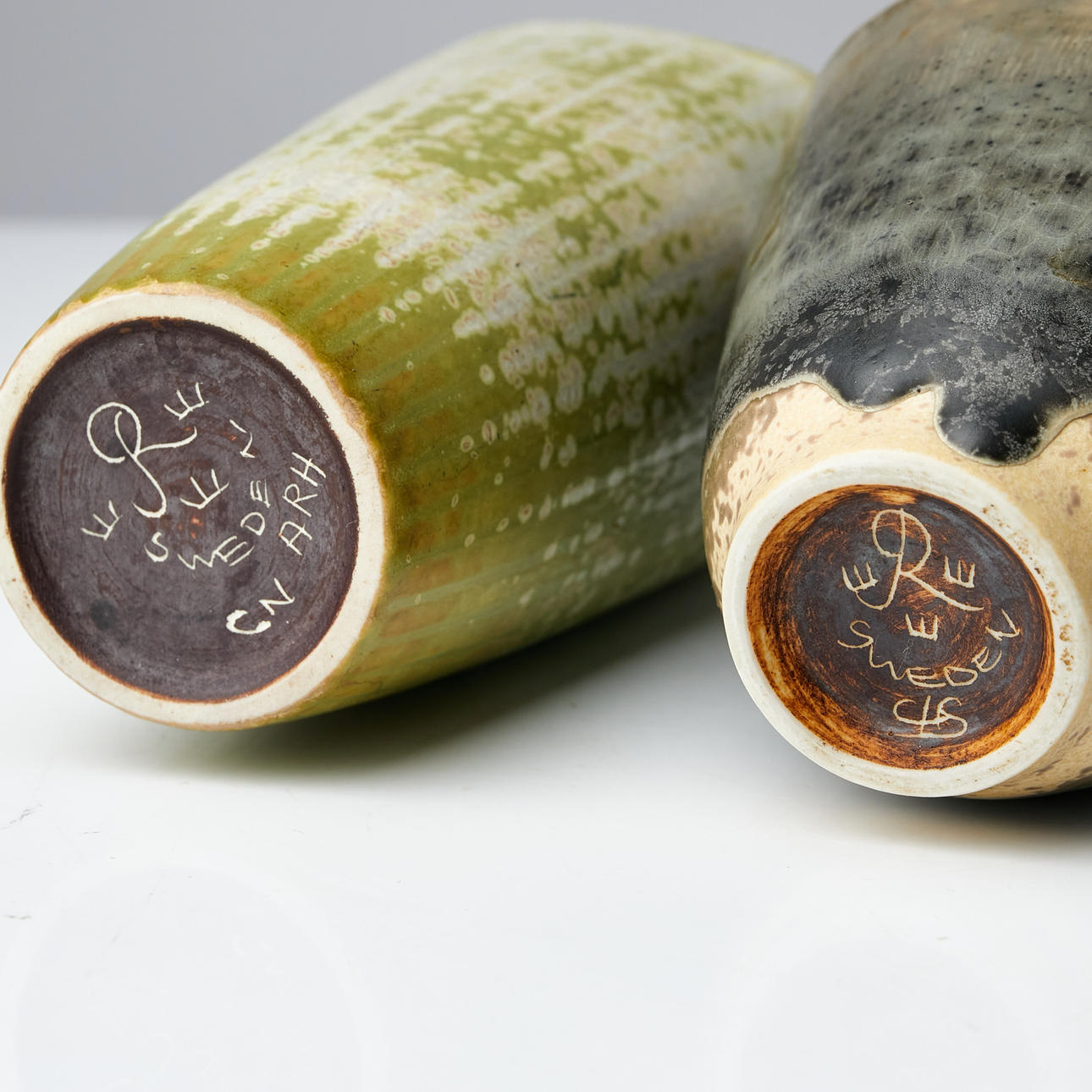 A Collection CERAMK, 2 parts, Rörstrand, Gunnar Nylund and Carl