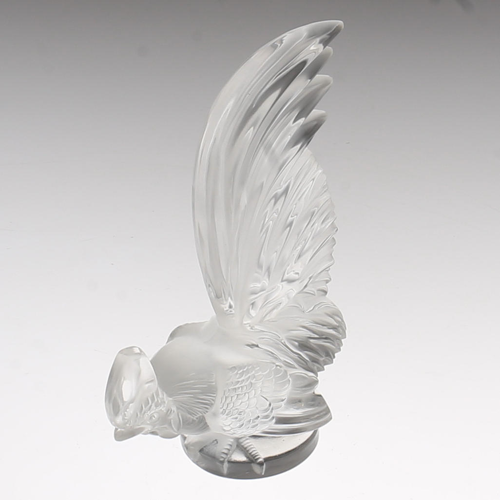 FIGURIN i glas. Lalique, Frankrike.