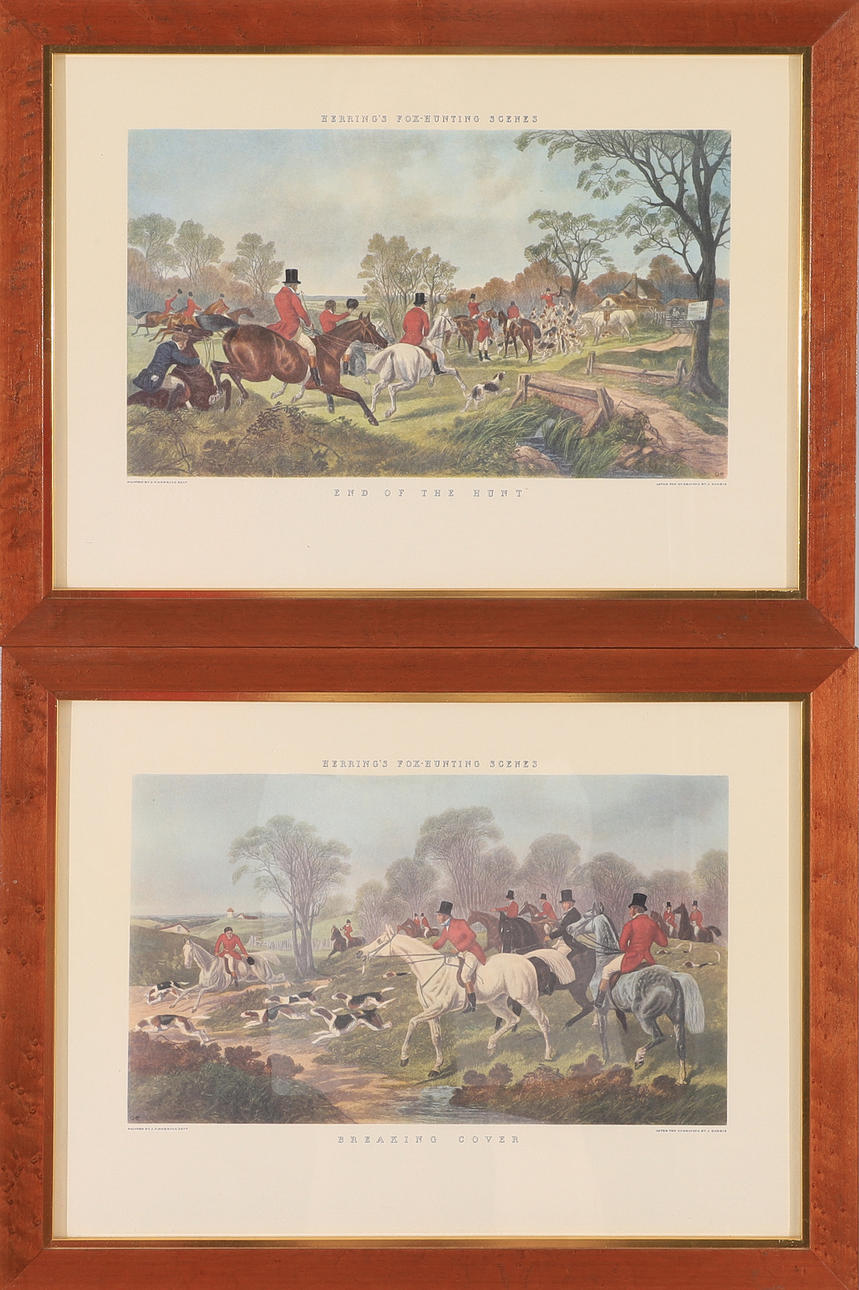 CUADROS, 2 motivos cinegéticos, estampas.