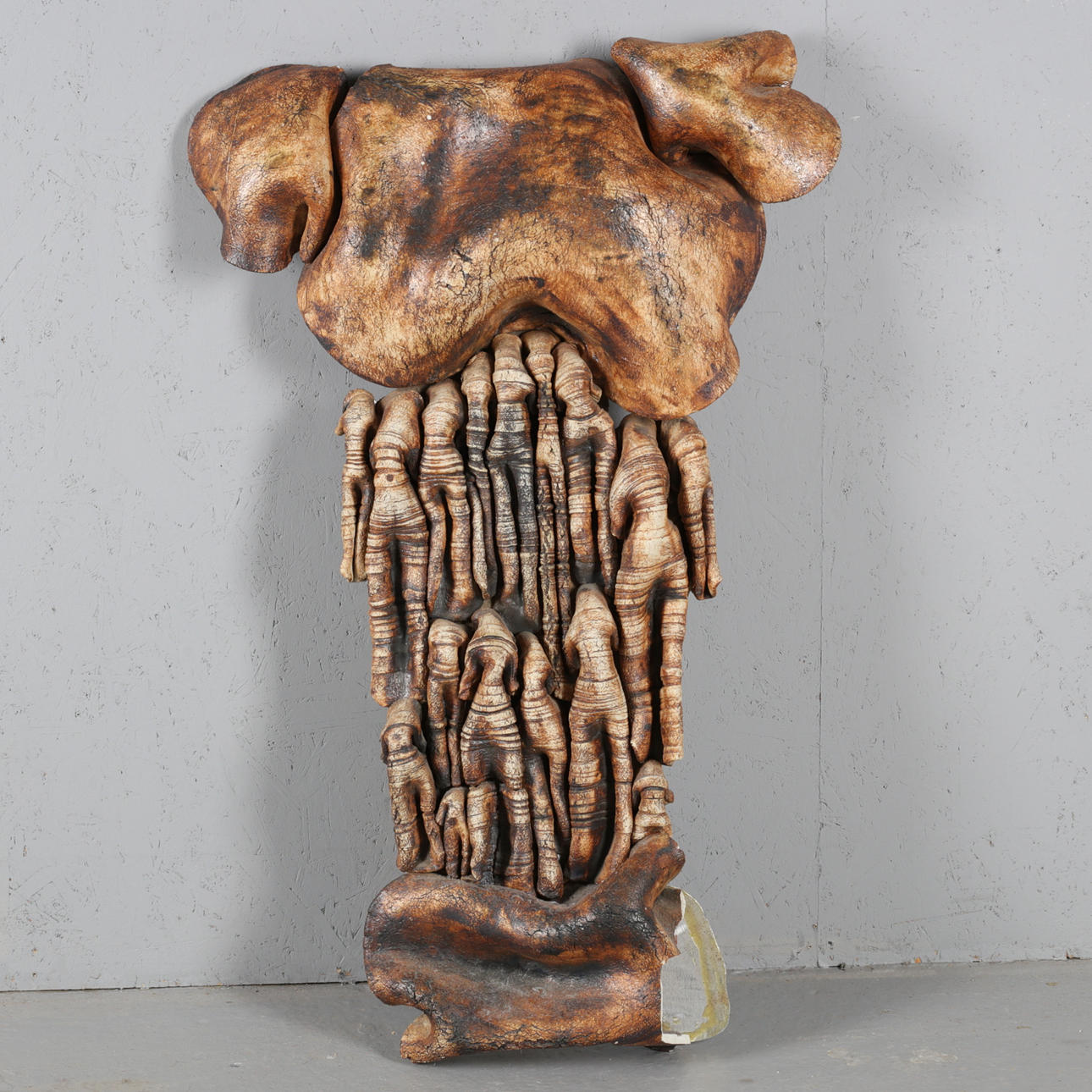 ULLA VIOTTI. SCULPTURE, composition, ceramic, labeled.