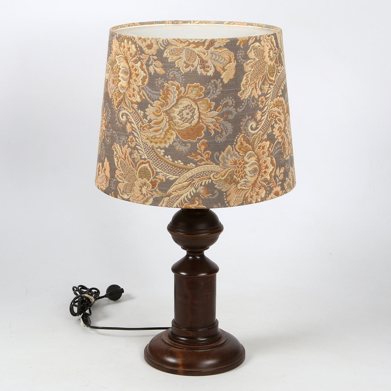 TABLE LAMP, wood, Luxus, 1970s.