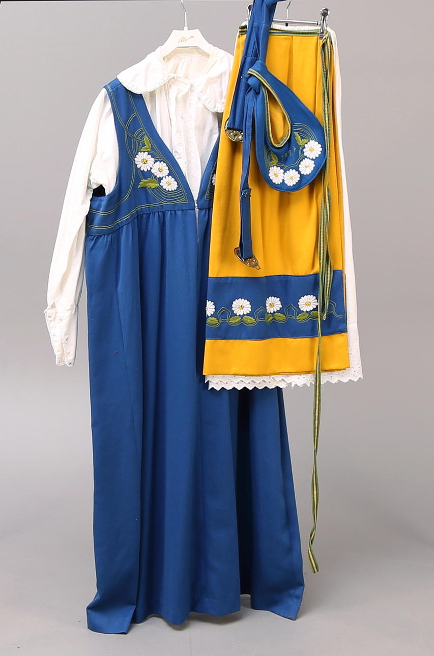 FOLKDRÄKT, Sverigedräkt, 1987, större storlek.