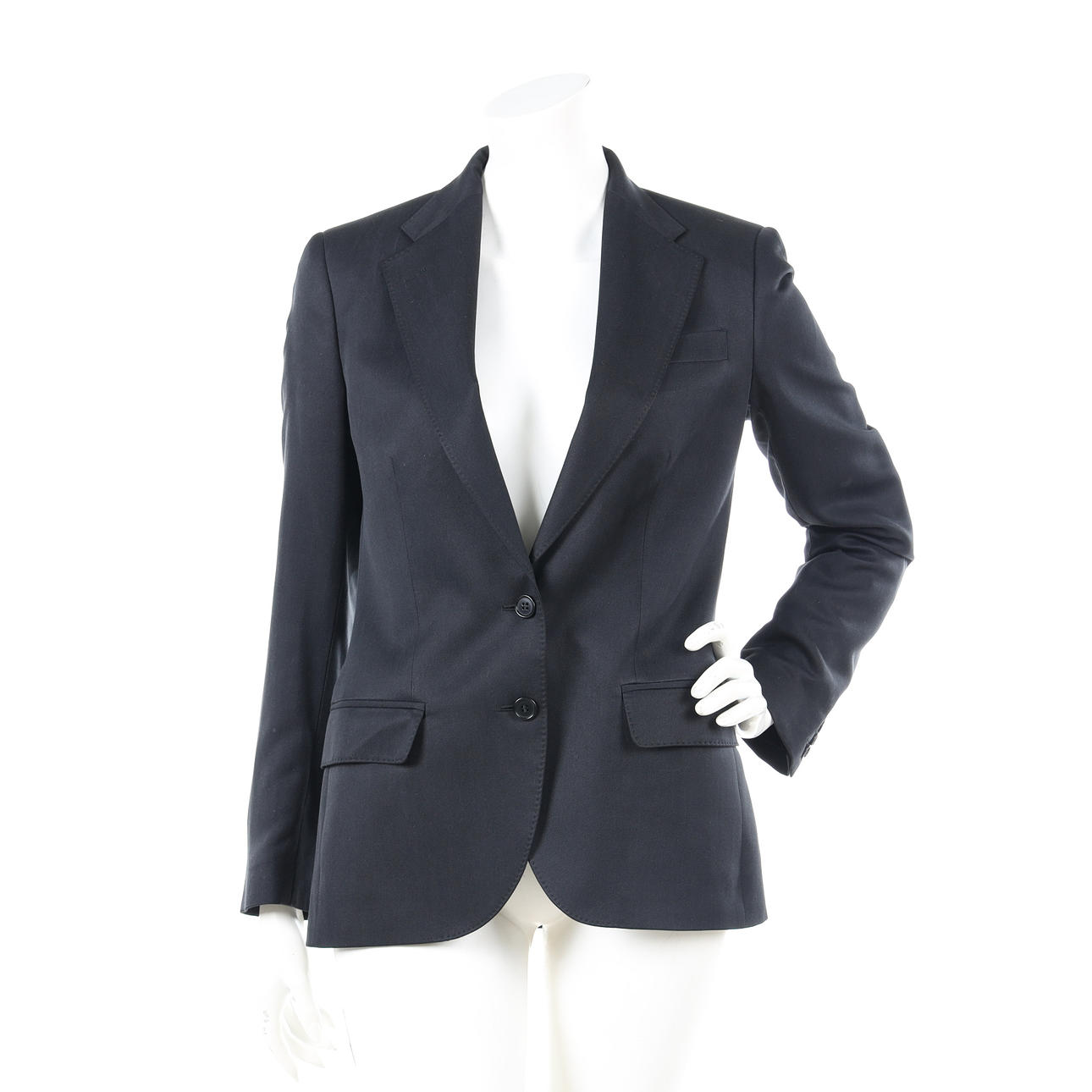 HELMUT LANG, KAVAJ I SIDEN, STORL IT 42.