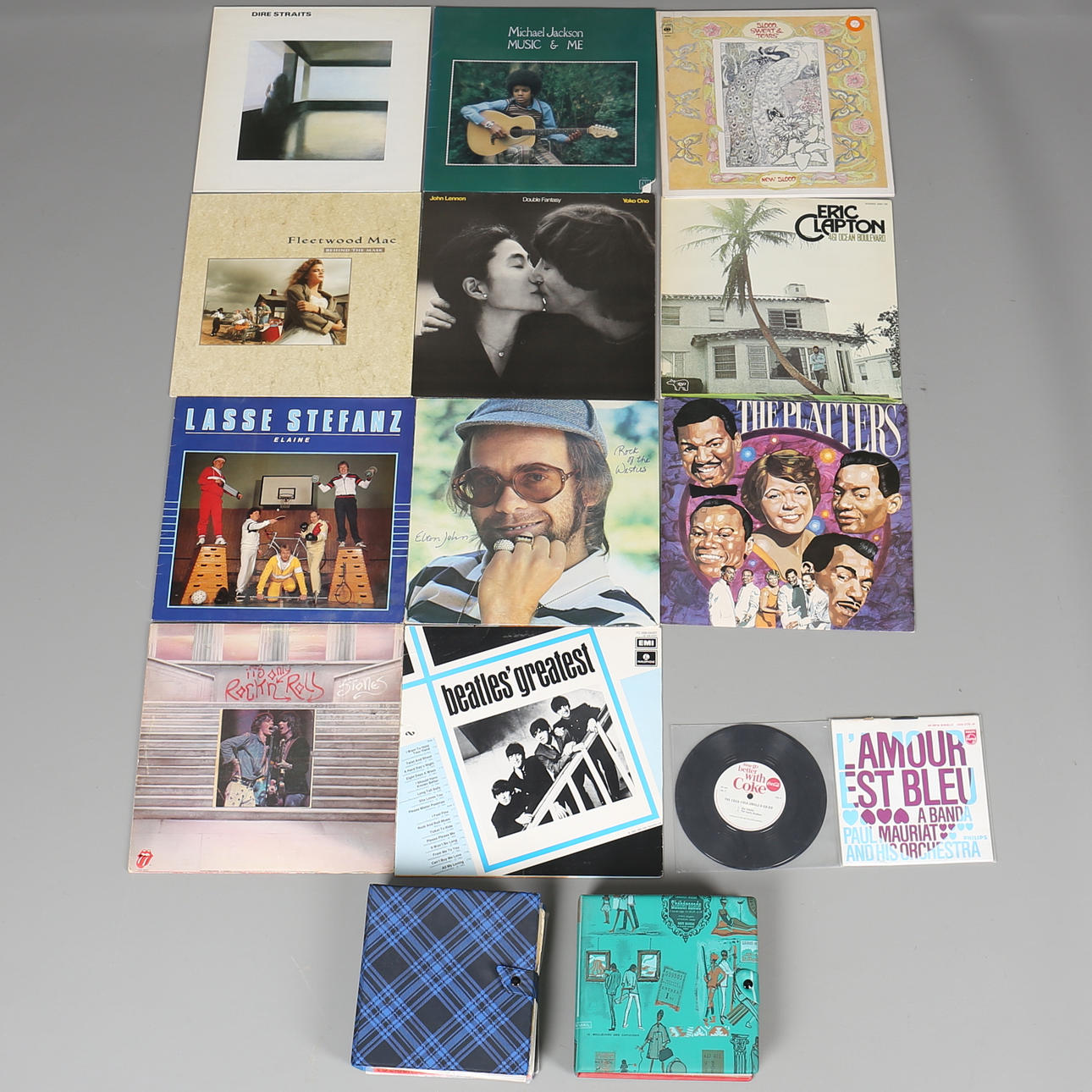 PARTI LP OCH SINGELSKIVOR. 1900-talets senare hälft.