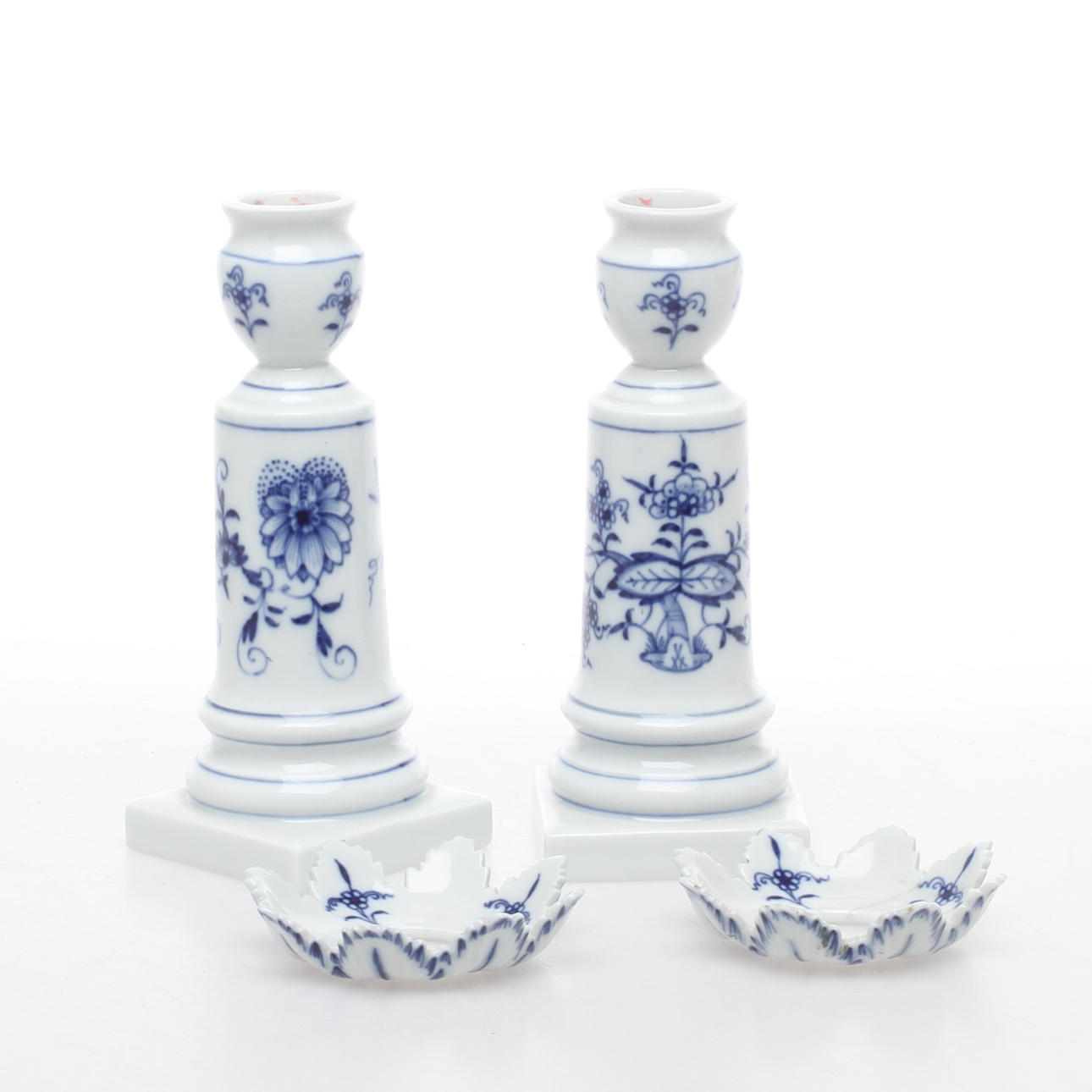 LJUSSTAKAR 1 par, porslin, Meissen.