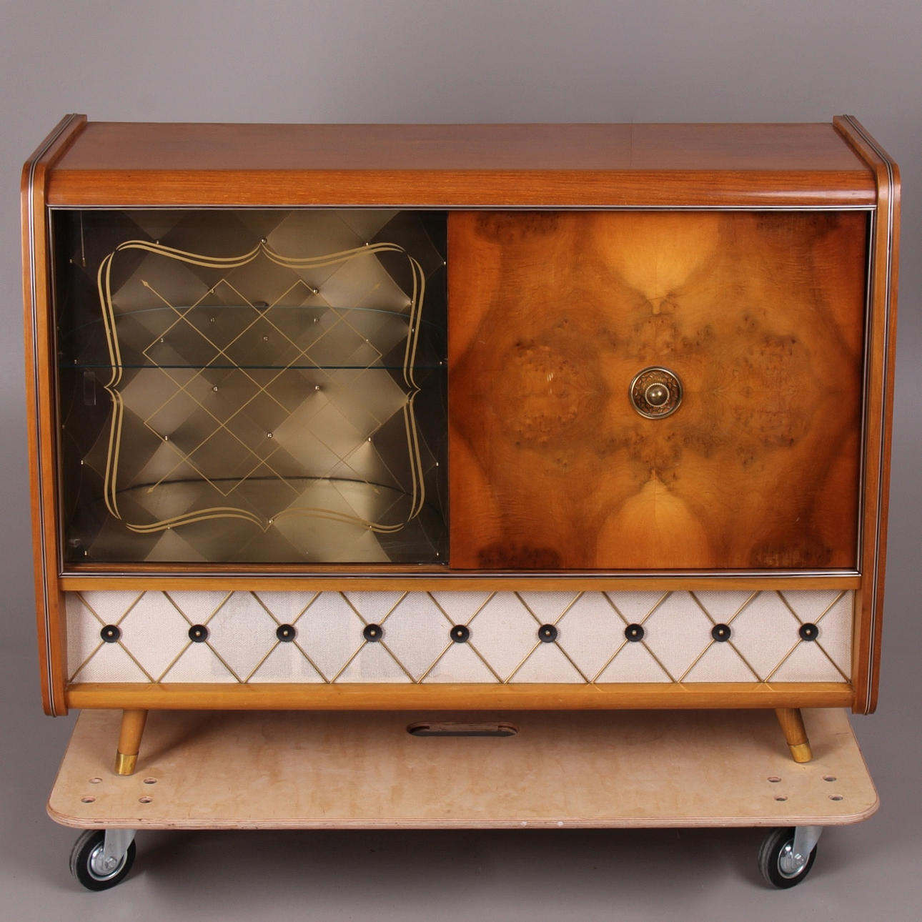 RADIOGRAMMOFON, Art deco, Blaupunkt Arkansas samt Rex, 1950-tal.