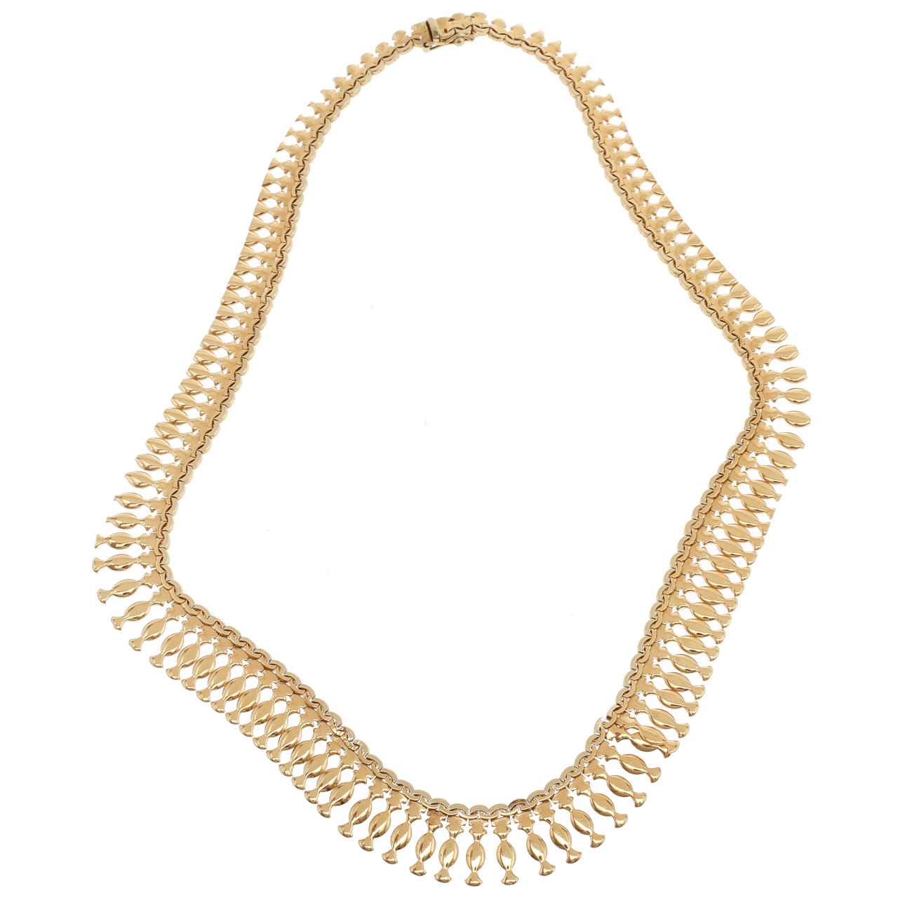COLLIER, 18k guld. Vikt ca 33 gram.