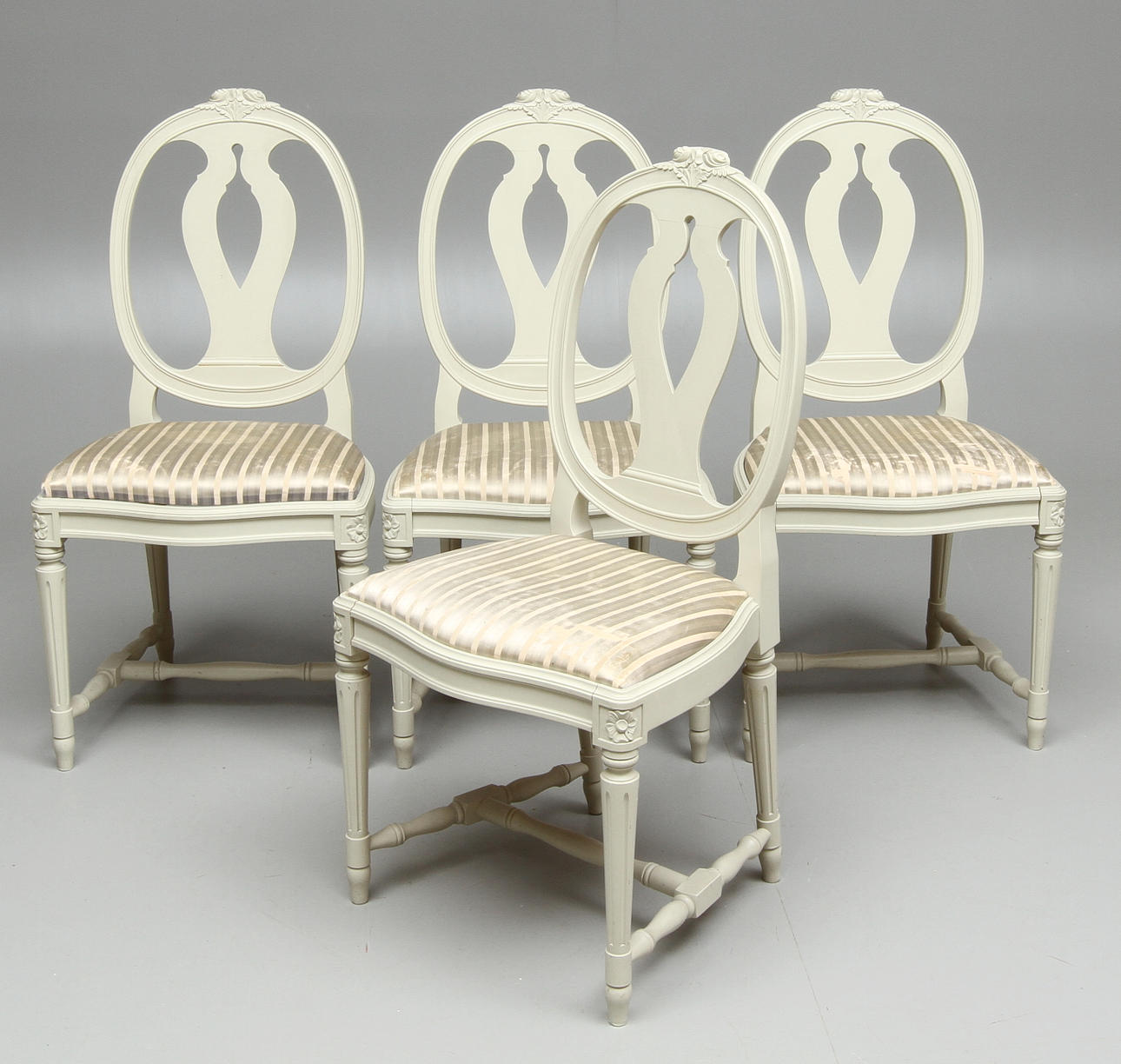 STOLAR, 4 st, gustaviansk stil, 1900/2000-tal.