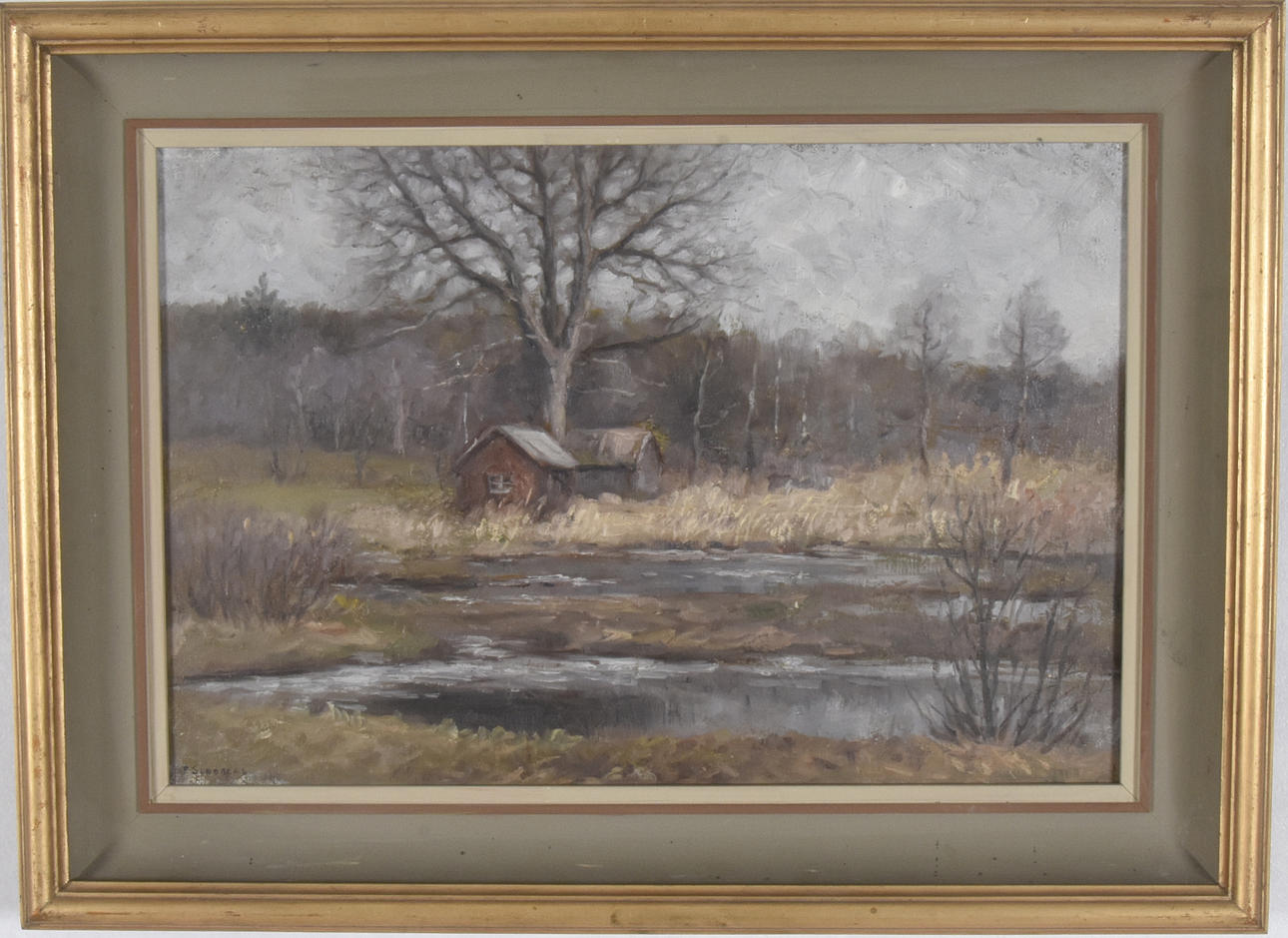 PER SUNDBERG. Oil on canvas.