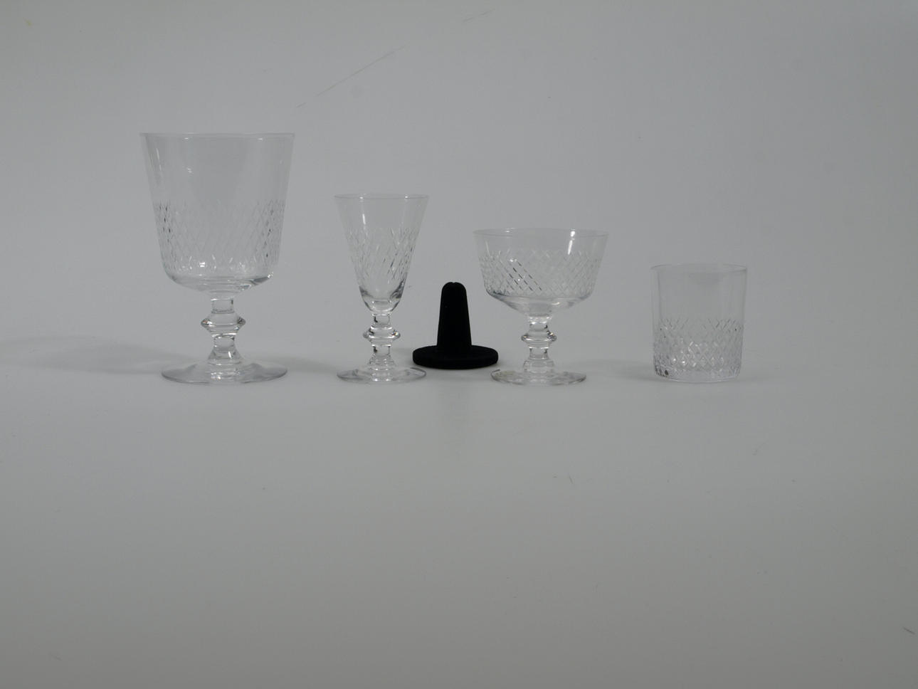 GLASSERVIS, 39 delar, Kosta, Diamant.