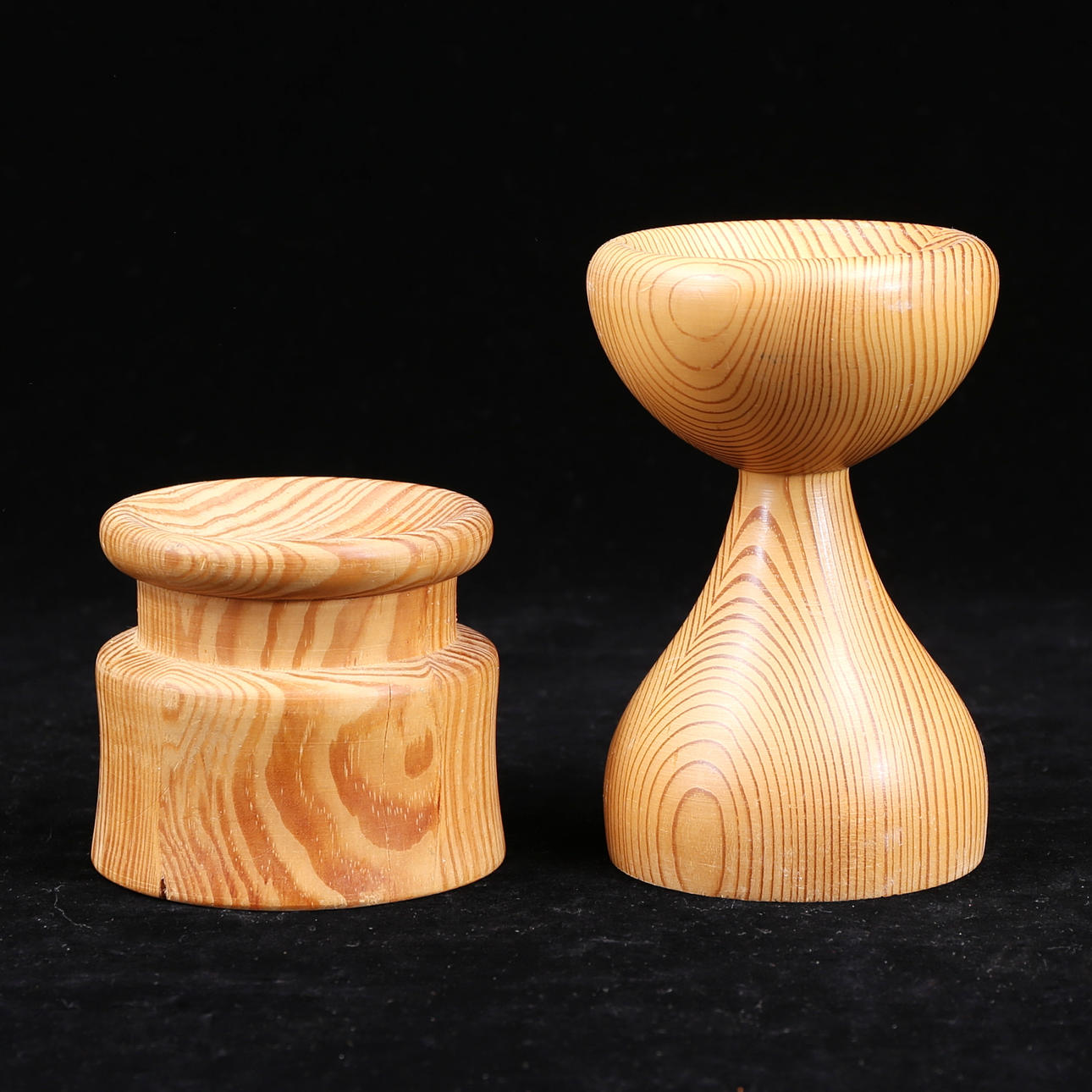 Candelabros, 2 piezas, madera, marca, Kopparfly.