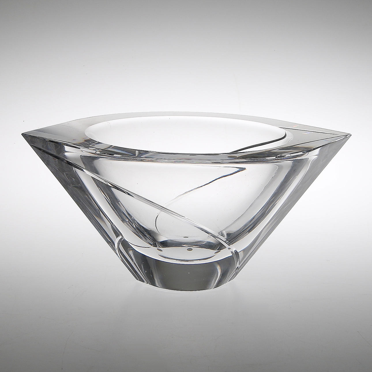 SKÅL, glas, "Marin", Jan Johansson, Orrefors, signerad.