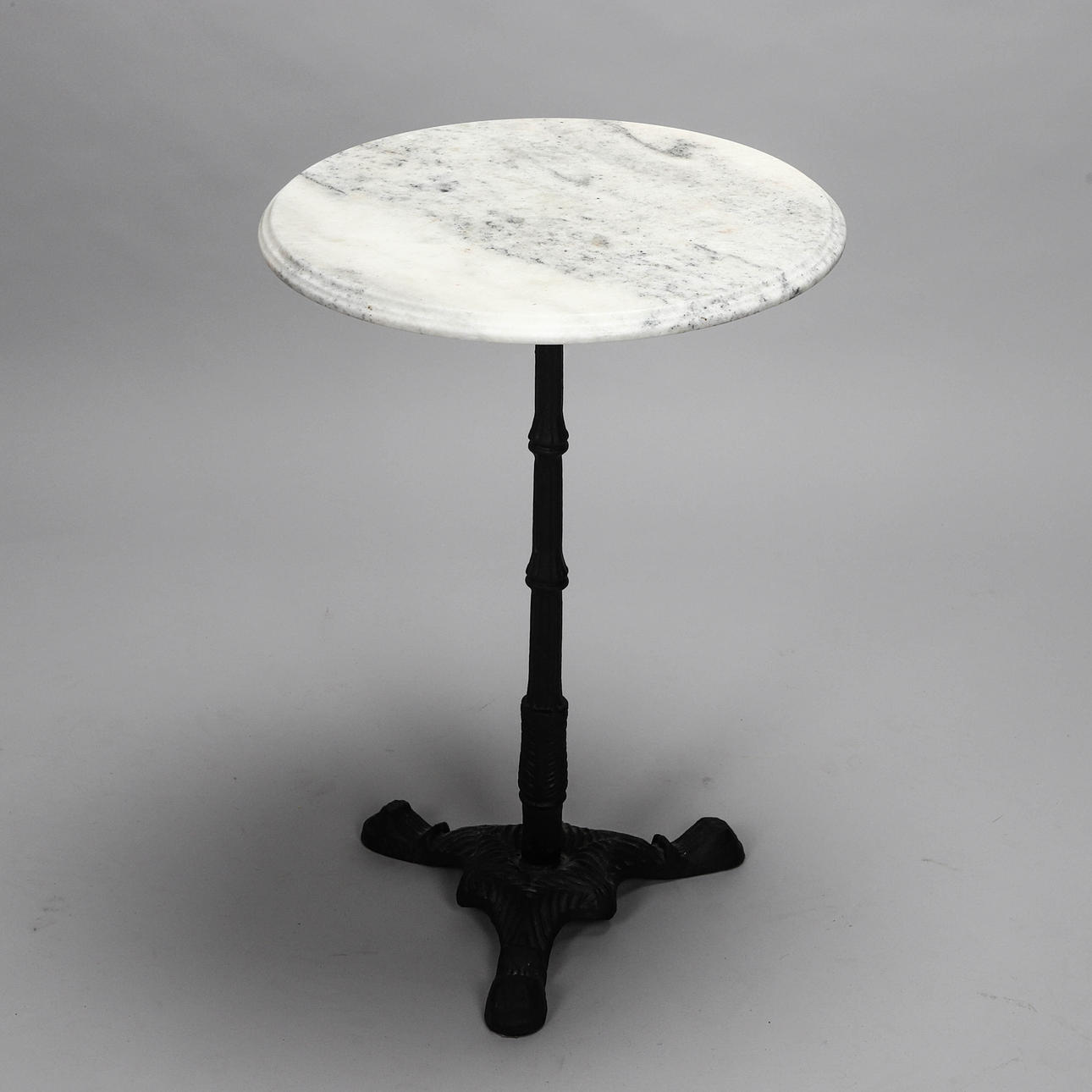 CAFÉBORD, gjutjärn, marmor.