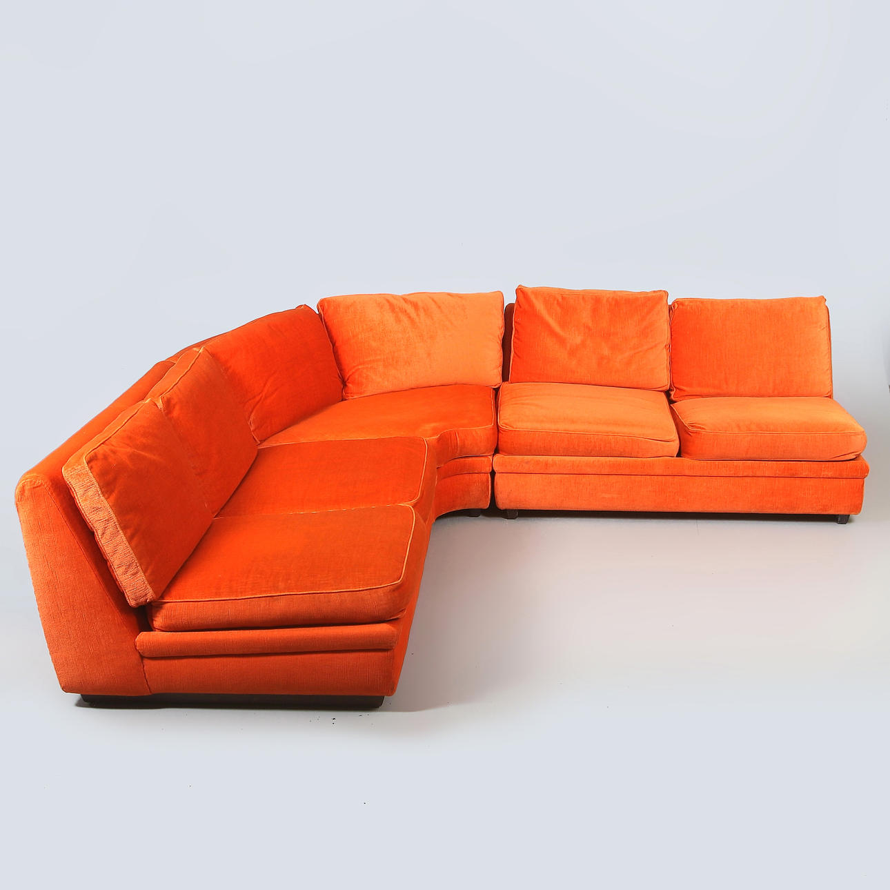 CORNER SOFA, 3 sections, Playboy, Dux, 1960s/70s.