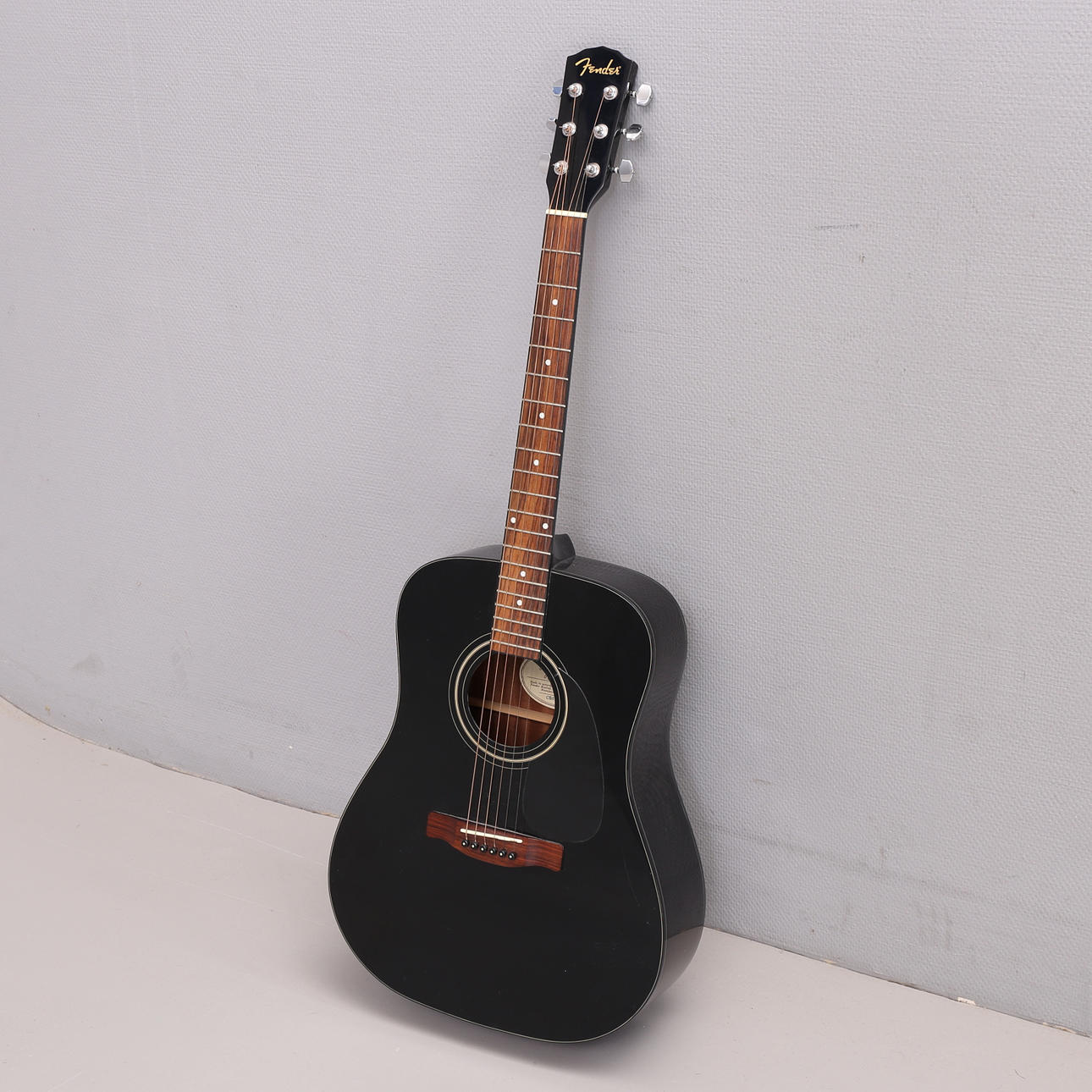 GITARR, akustisk, Fender CD-60 BLK.