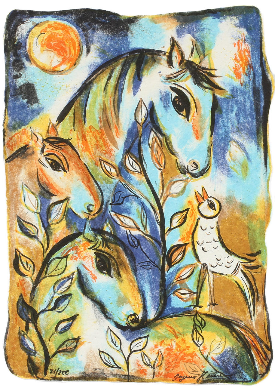 DAGMAR GLEMME. Litografi. Signerad och numrerad 71/250.