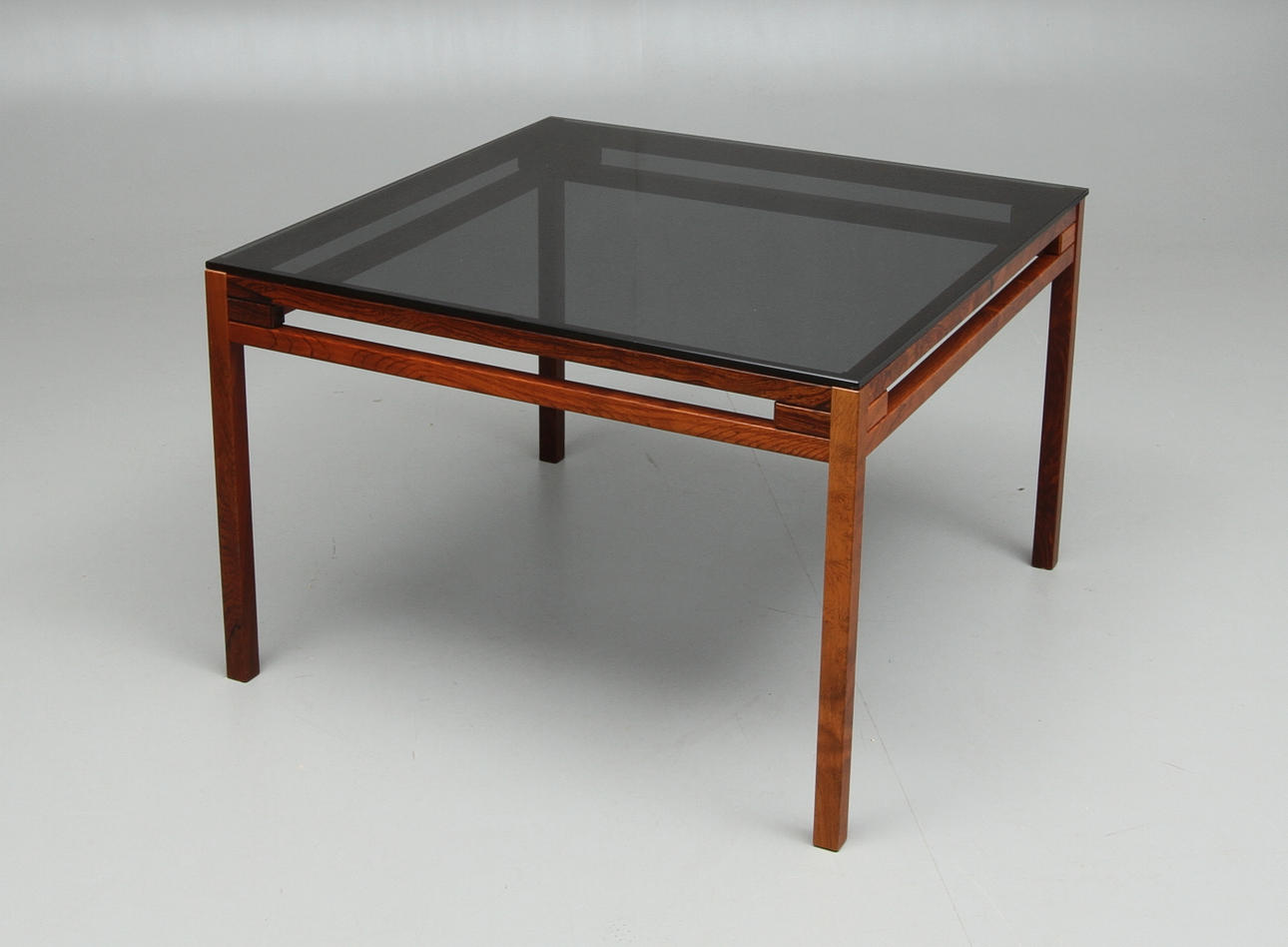 SOFFBORD, med glasskiva, 1960/70-tal.