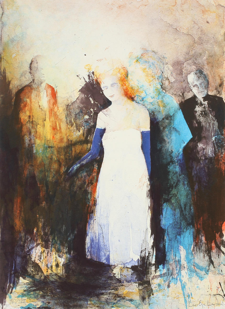 LARS EJE LARSSON. Litografi. Signerad och numrerad 163/380.