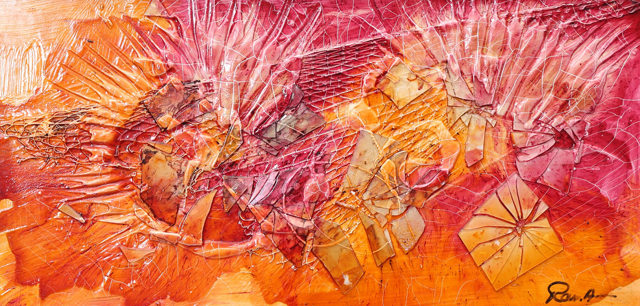 RAMON ANDERSSON. Blandteknik, signerad.