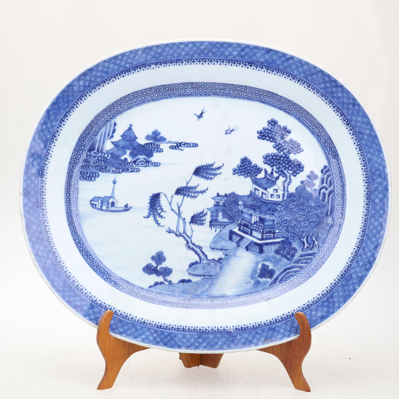 Paistinpannu, posliini, itämainen.