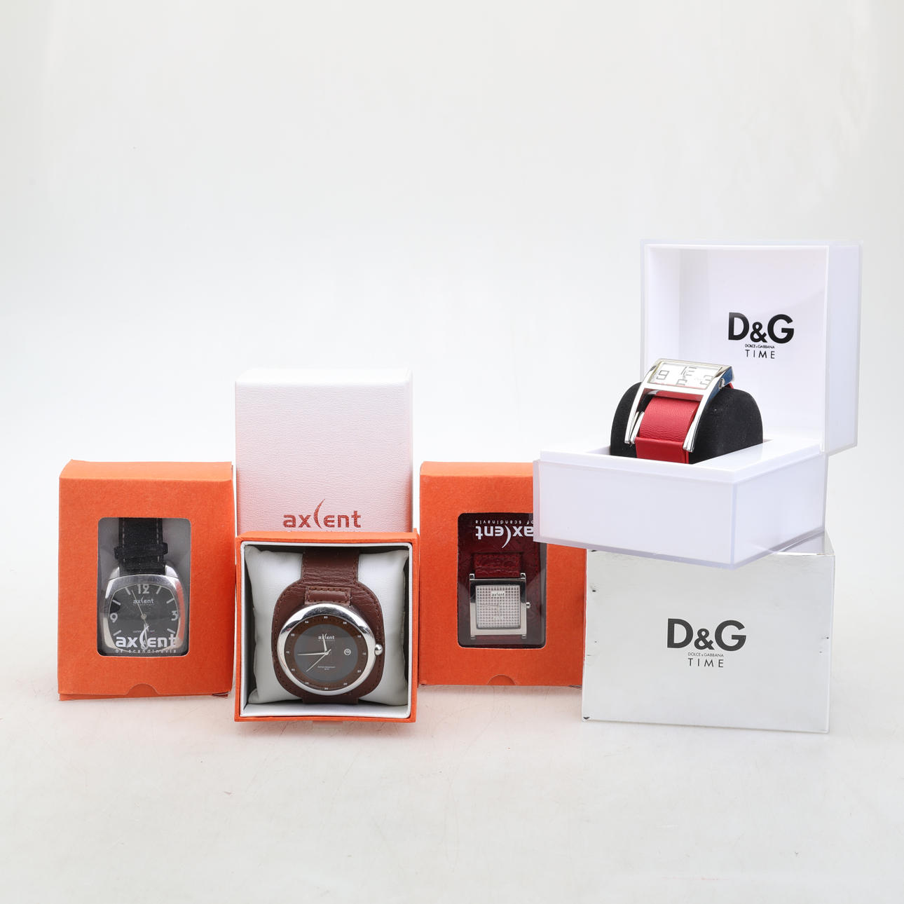 ARMBANDSUR, 4 st , D & G ,Axcent, Quartz.