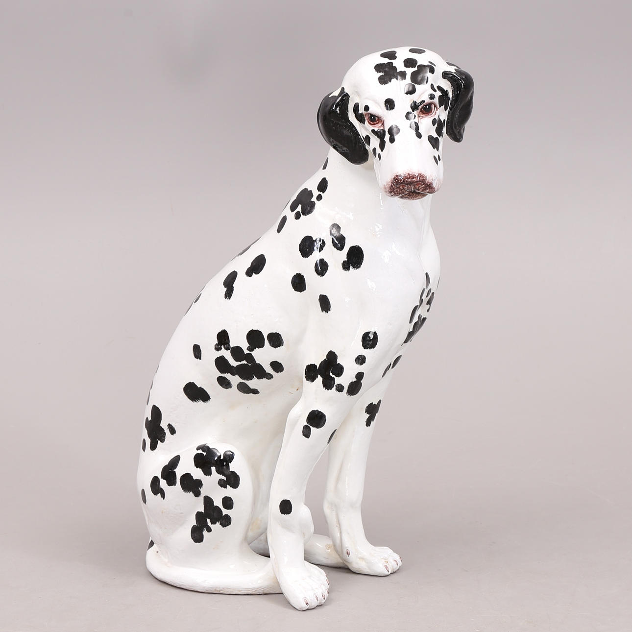 HUND, Porzellan, "Dalmatiner".