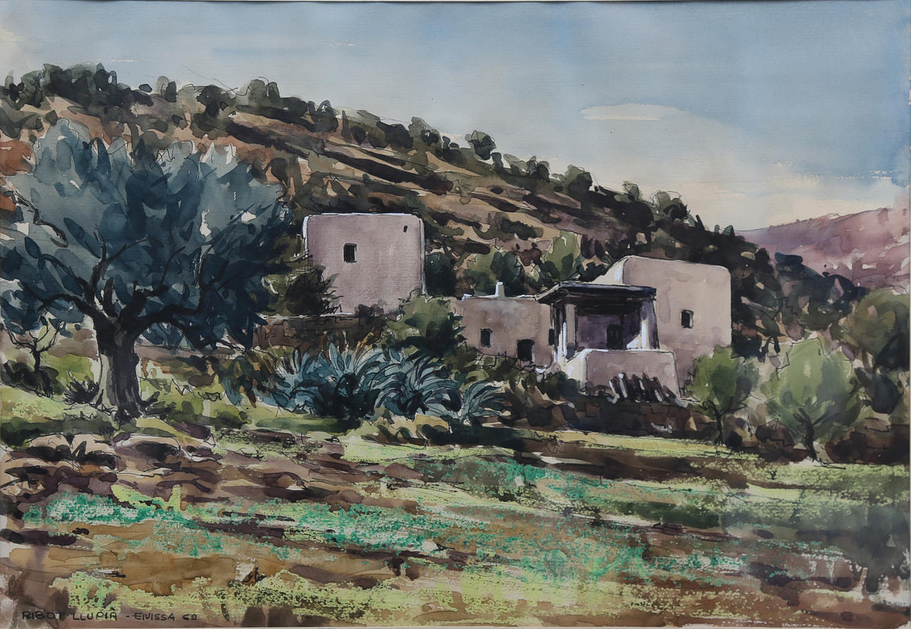 J. RIBOT LLUPIÀ. Rural view.