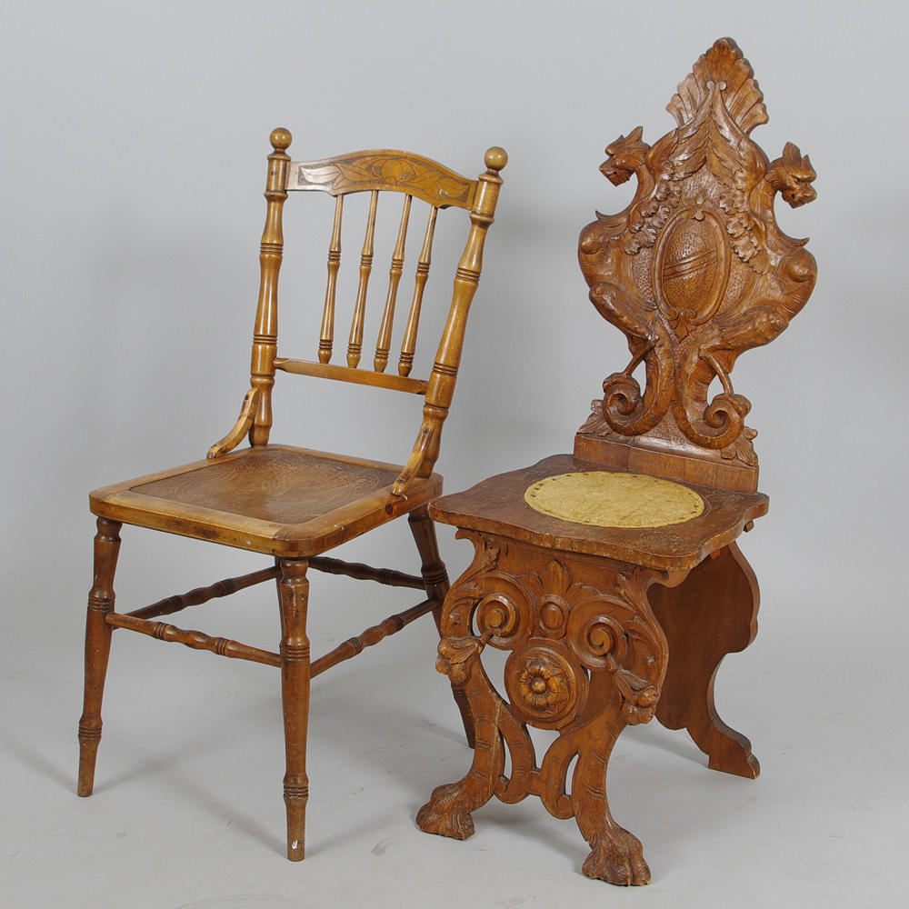 STOLAR, 2 stycken, ek/björk.