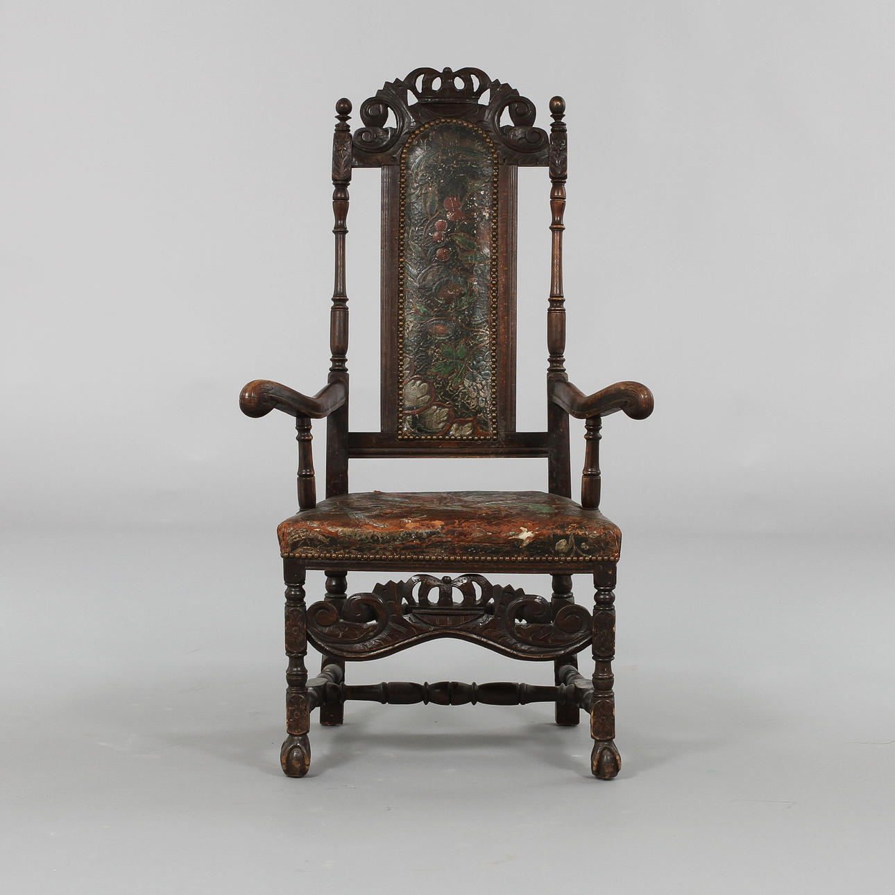 ARMLÄNSSTOL, barock, 1700-talets förra hälft.