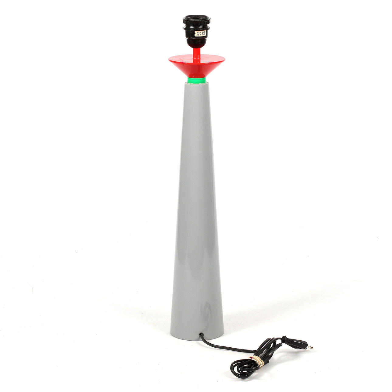 TABLE LAMP, painted wood, Olivier Villatte, France.