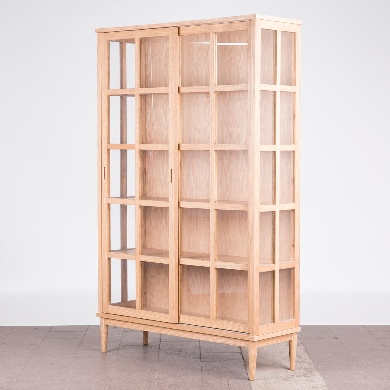 skåp/skåp, trä, glas.