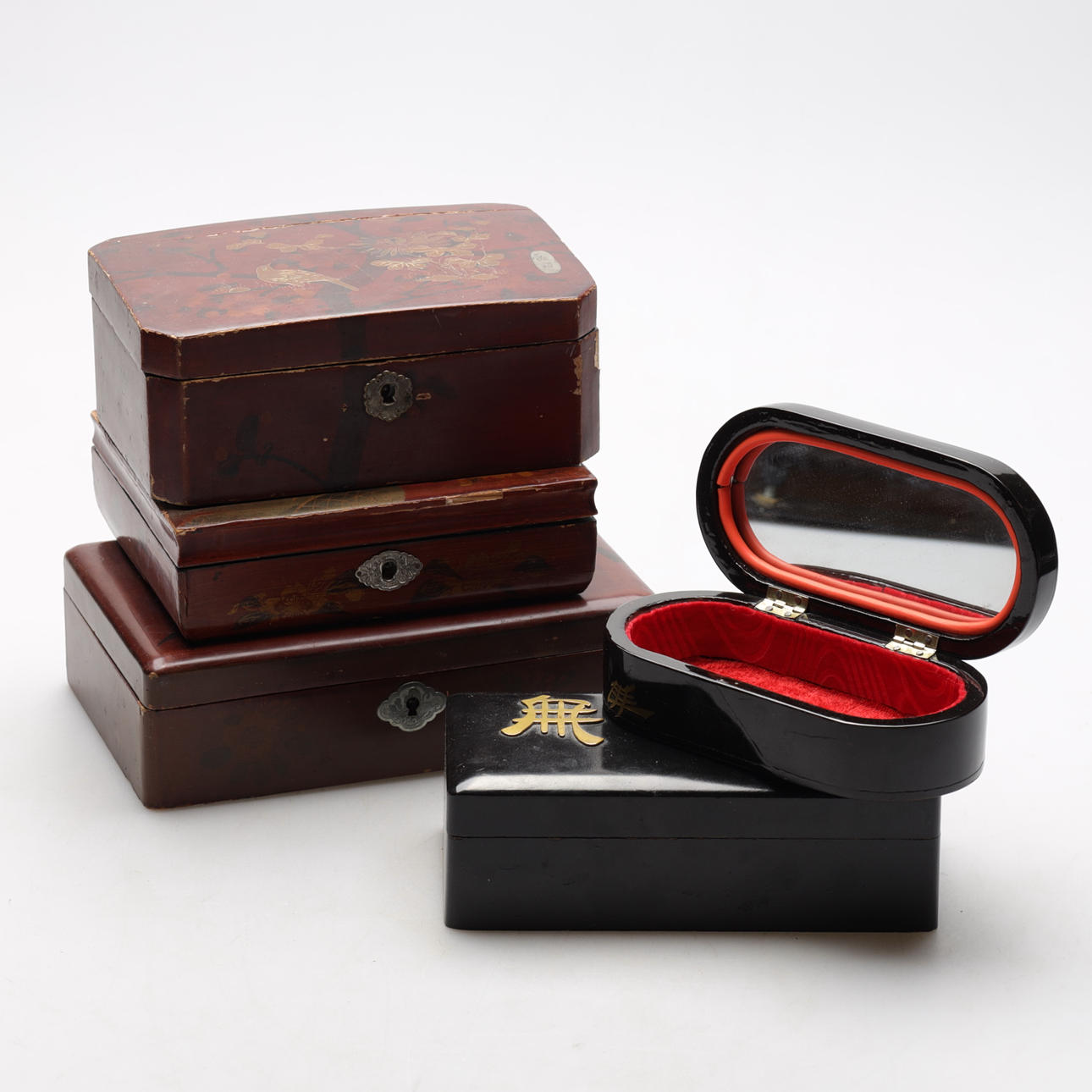 CAJA, 5 piezas, asiática, 1900.