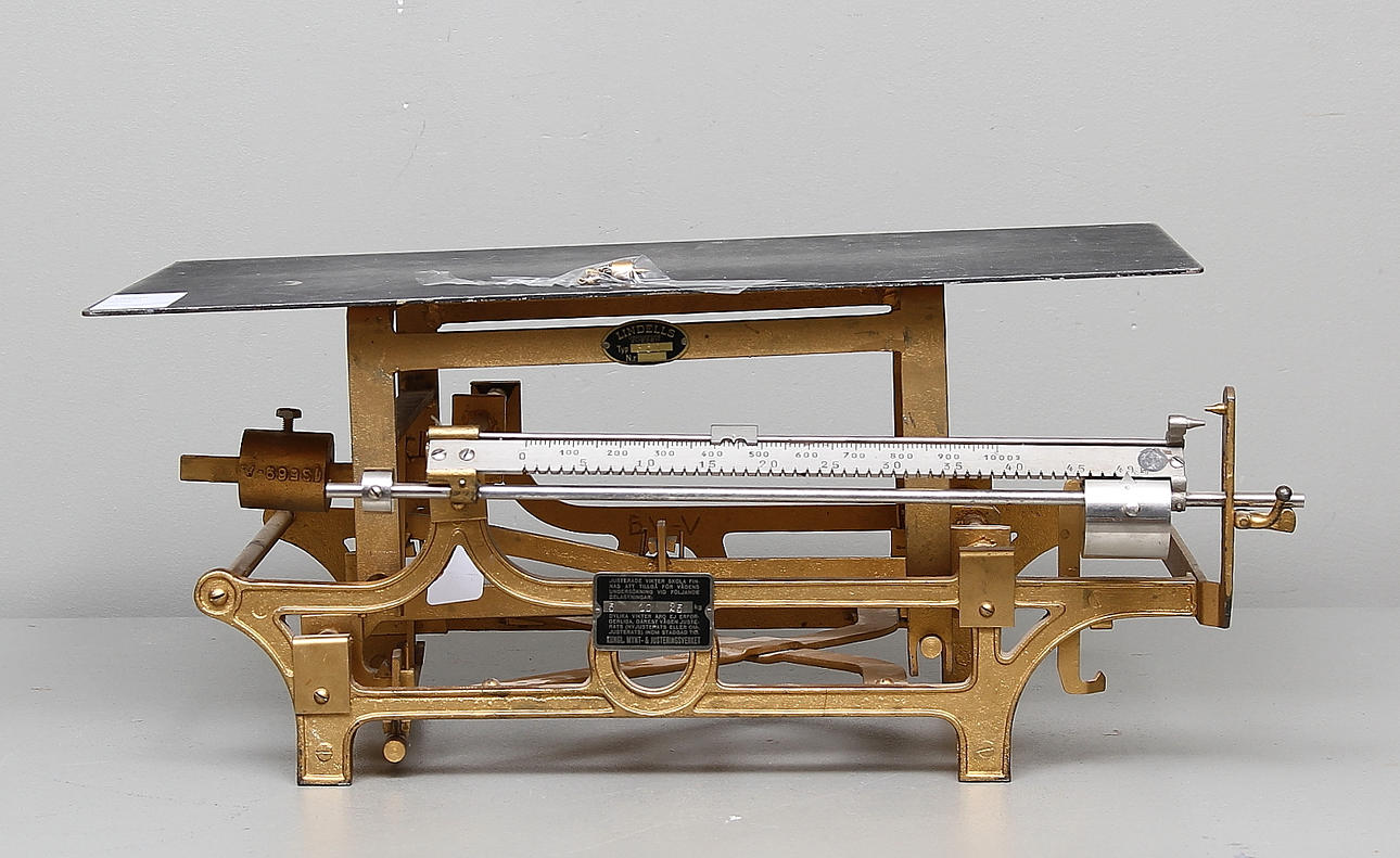 VÅG, Kungliga mynt-och justeringsverket, Lindells, Jönköping, 1900-talets första hälft.