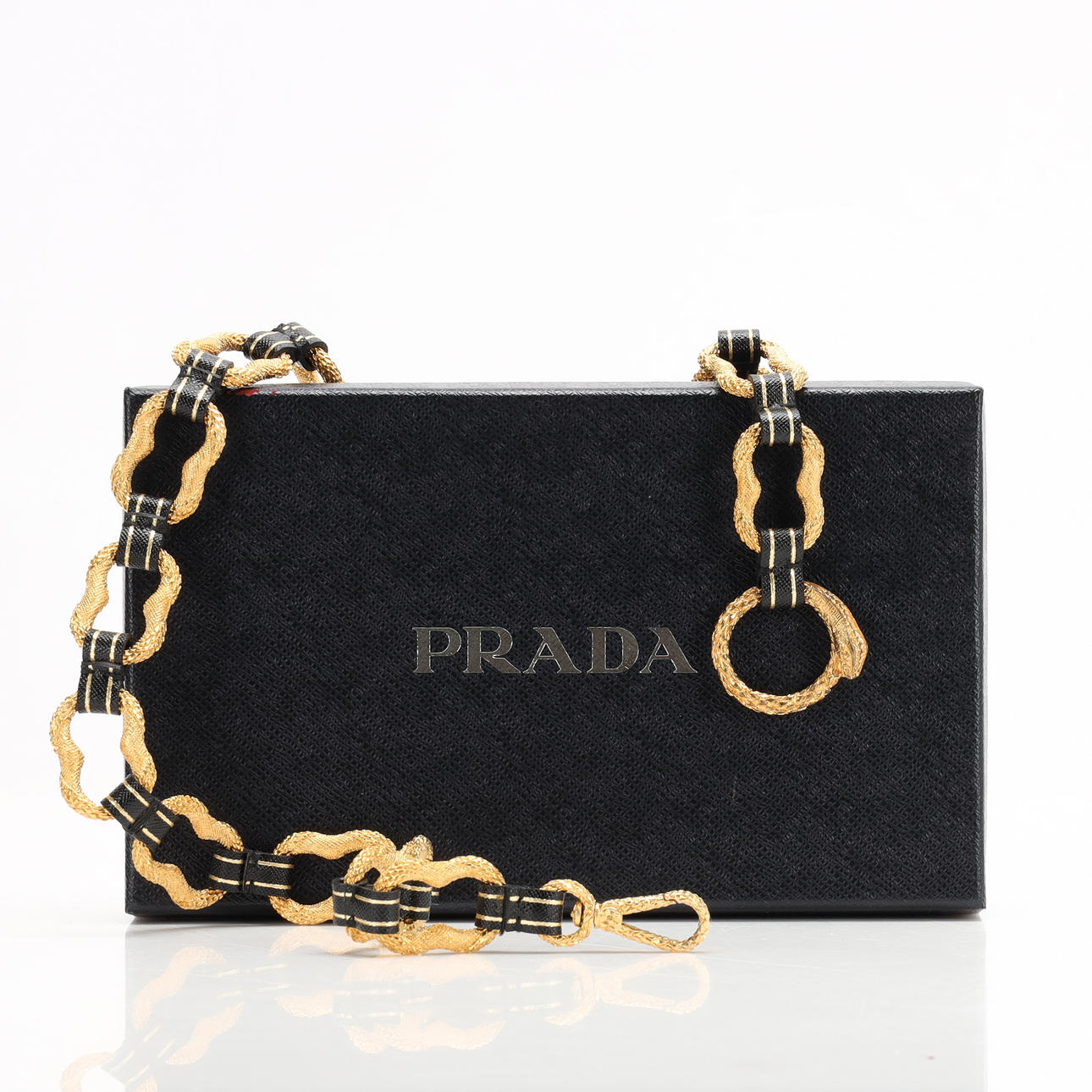 PRADA, BUFANDA, SERPIENTE.