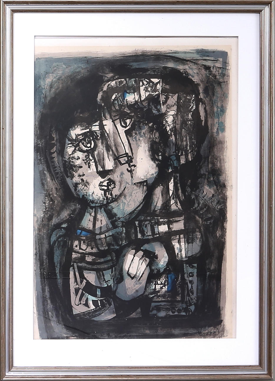 GEORGI DASKALOFF. Kärlekspar, Grafiskt blad.