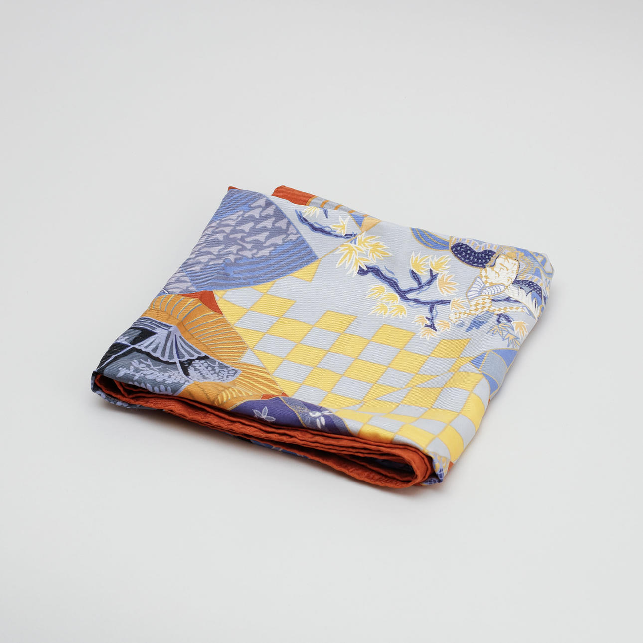 SCHAL, Seide, "Kimonos et Inros", Hermès.