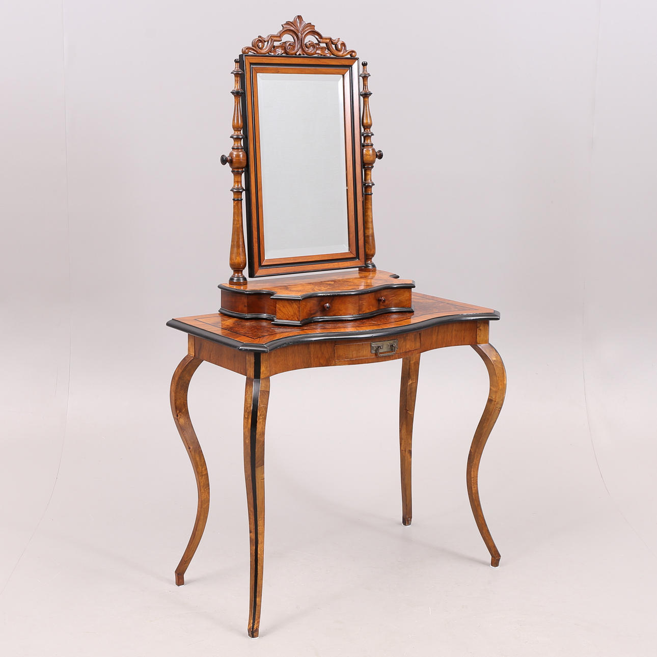 TABLE with drawer, Neo-Rococo and PIG WATCHER, 19th/20th century ...