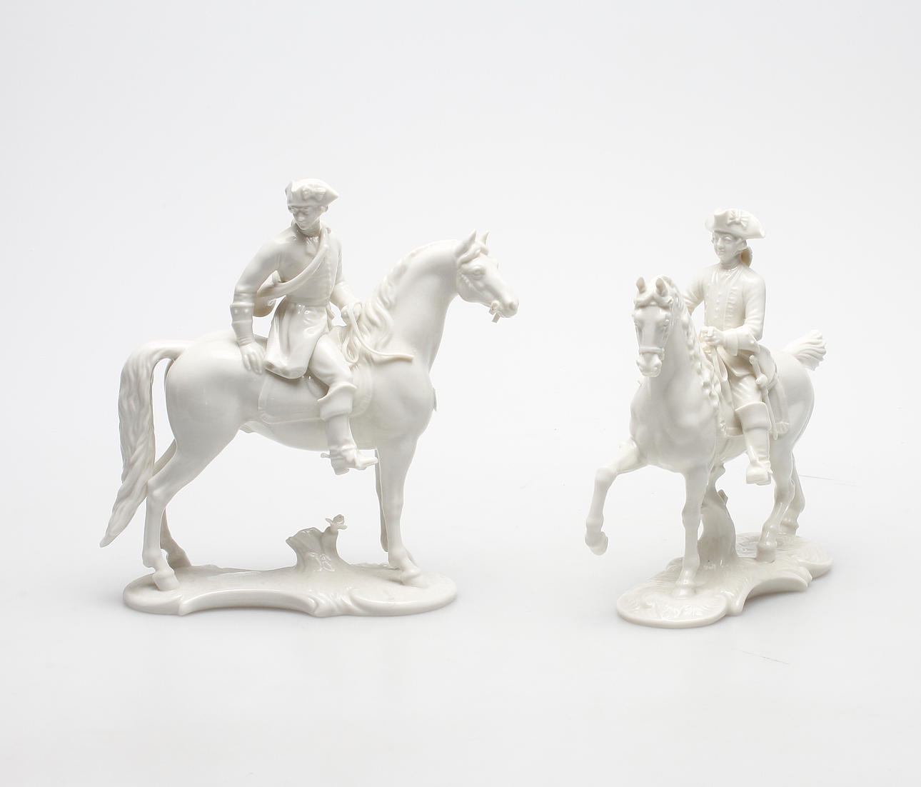 FIGURINER, 2 st, porslin, Nymphenburg, 1900-tal.