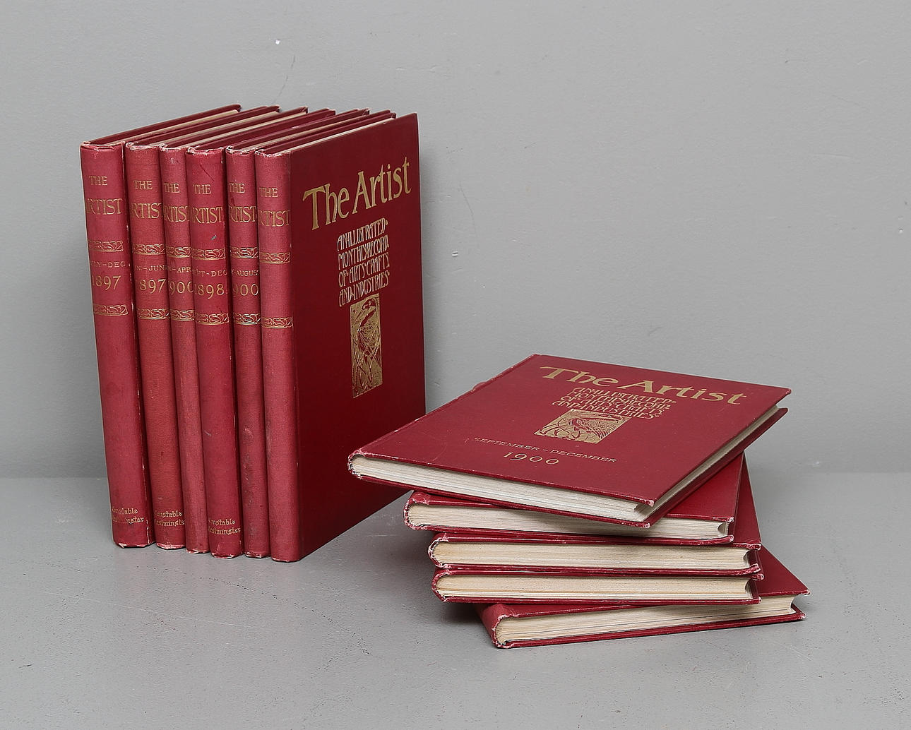 BÖCKER, 11 st, "The Artist", omkring 1900.