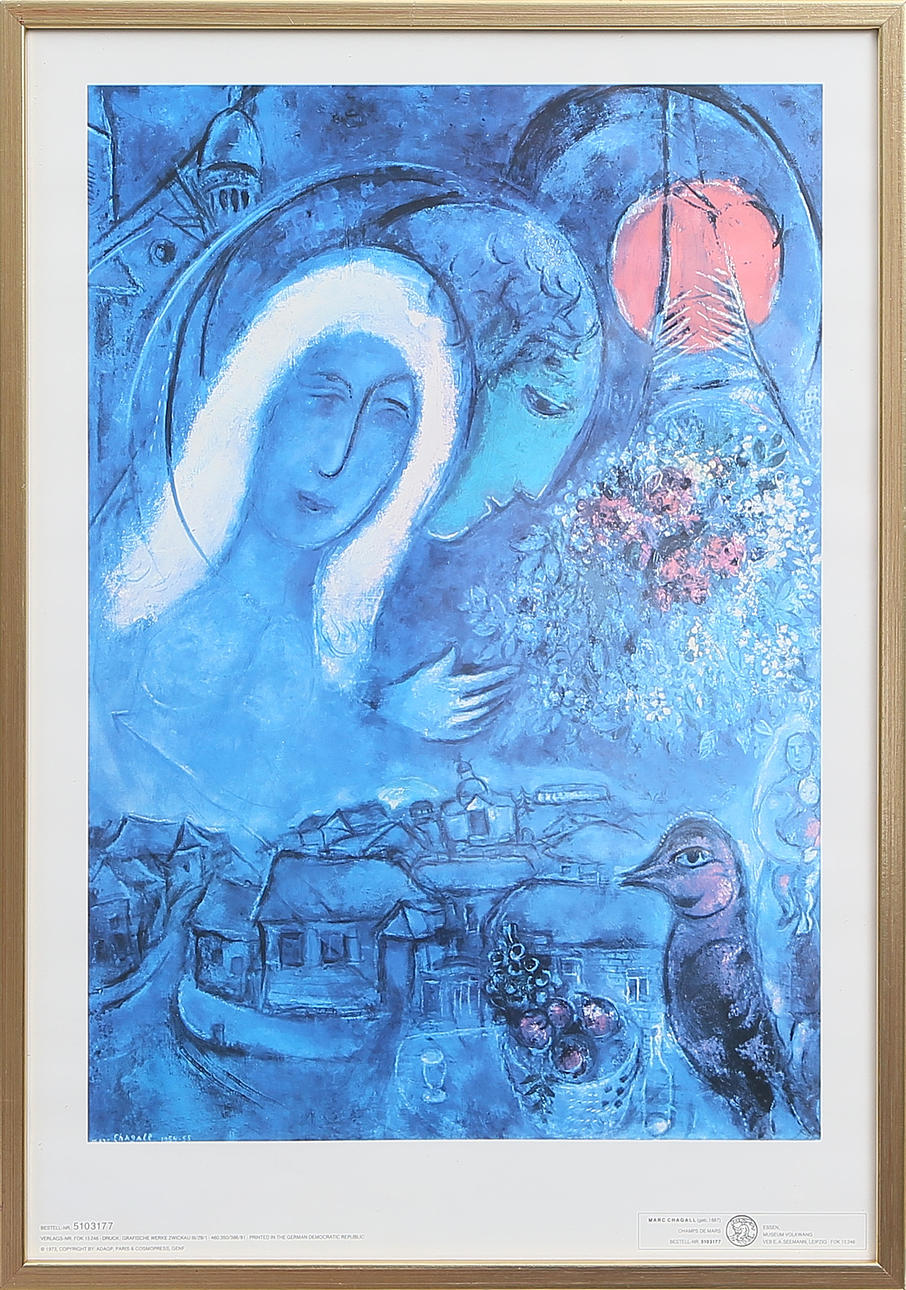 MARC CHAGALL. After. REPRODUCTION, print, 20th century.