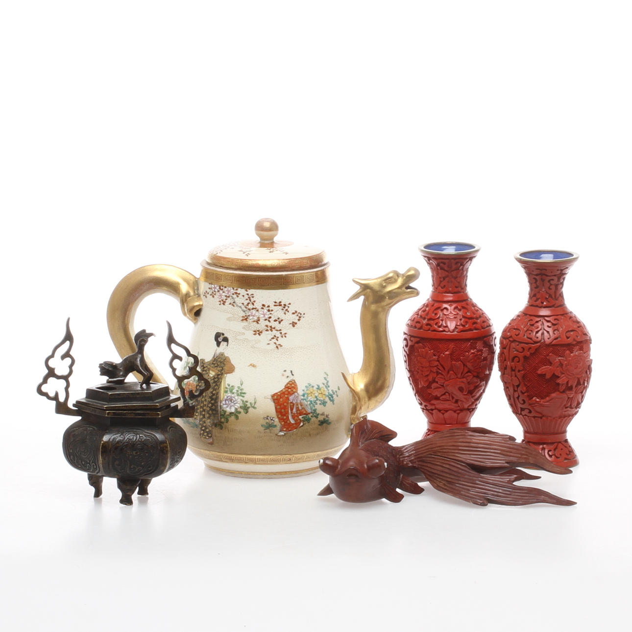 PARTI DIVERSE, 5 delar, orientaliskt.