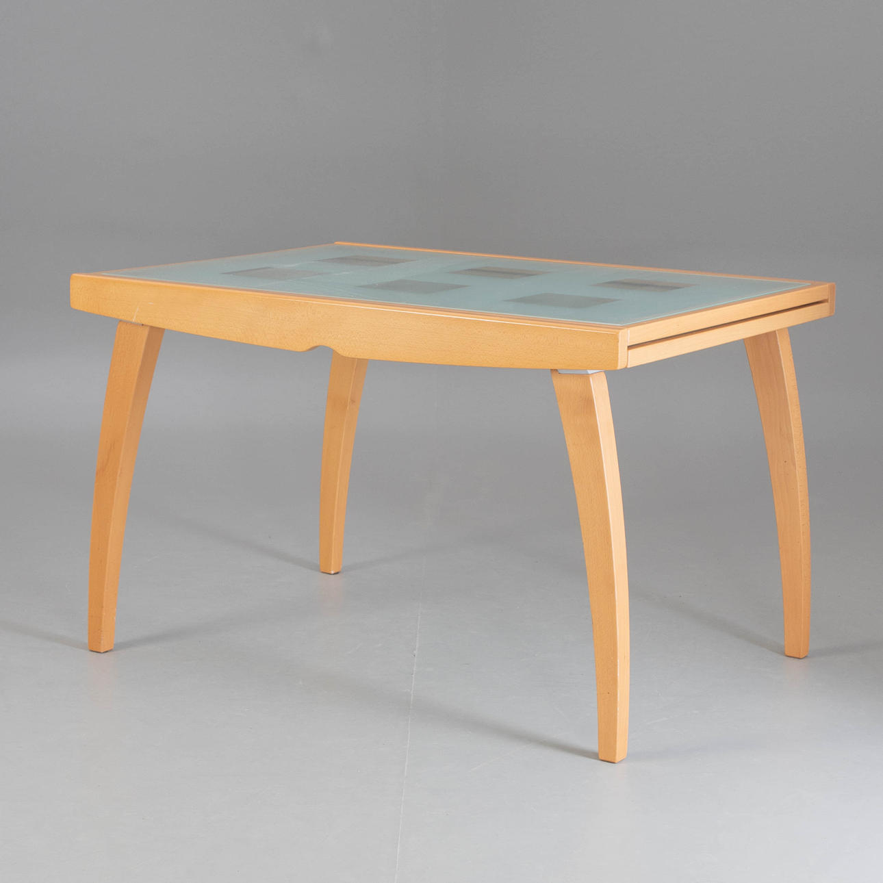 Calligaris, dining table / glass table, 'Bon Ton', Italy.