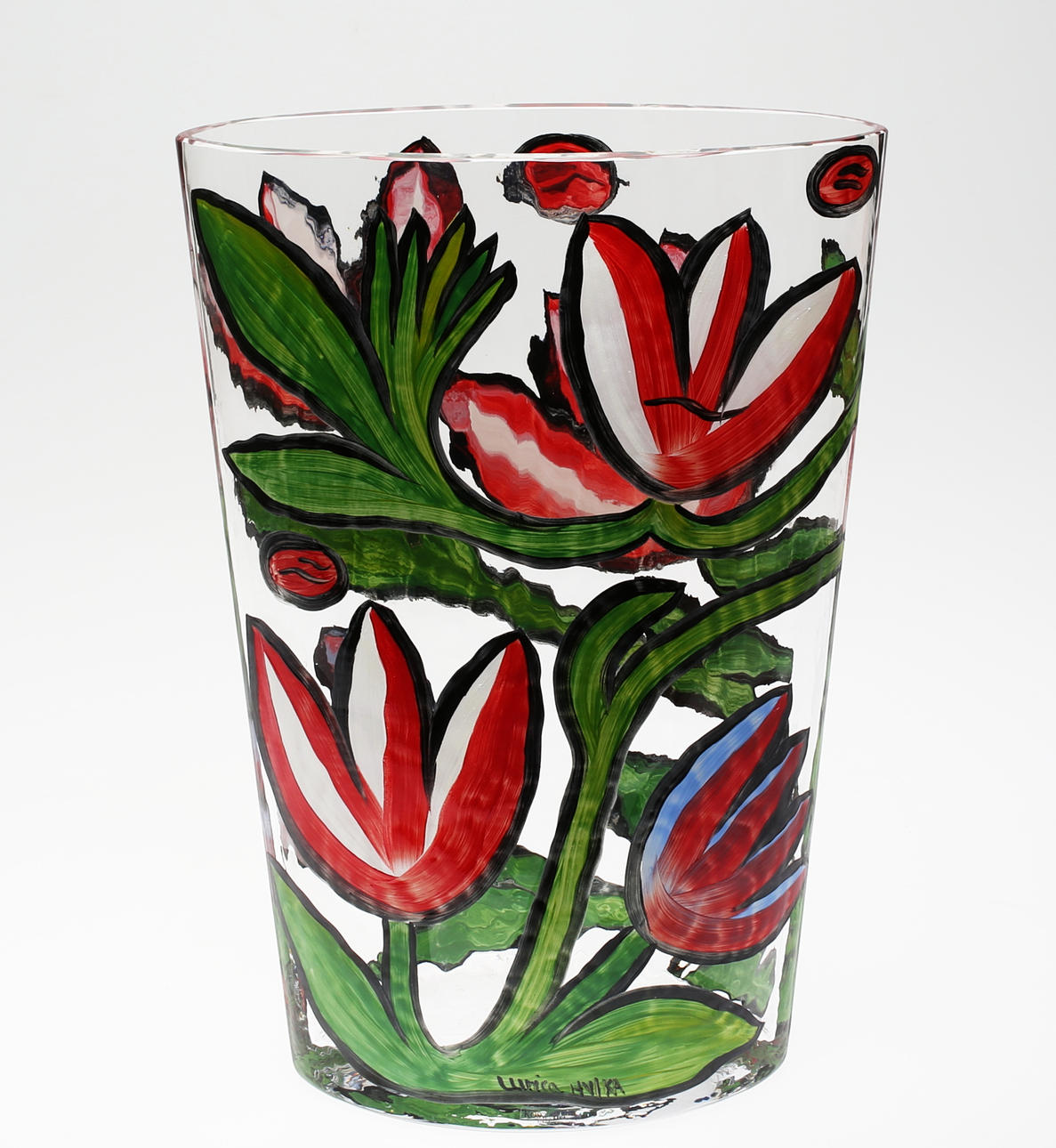 ULRICA HYDMAN-VALLIEN. Vas, Kosta Boda, signerad.