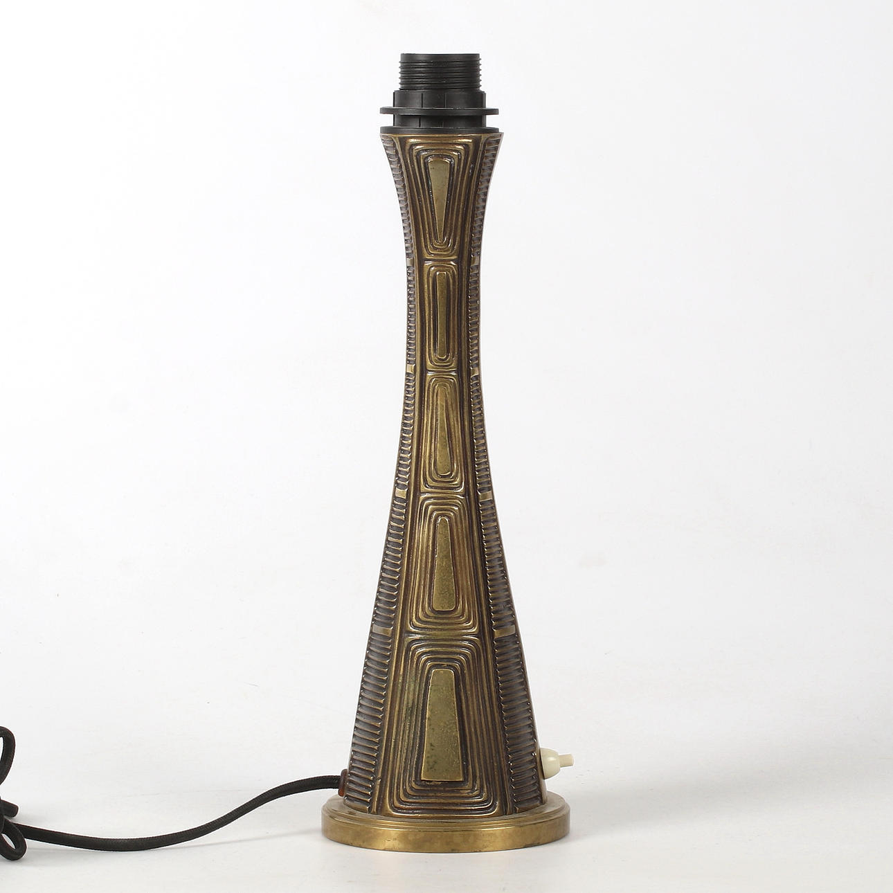 SONJA KATZIN. Table lamp, brass, ASEA, model E1140.