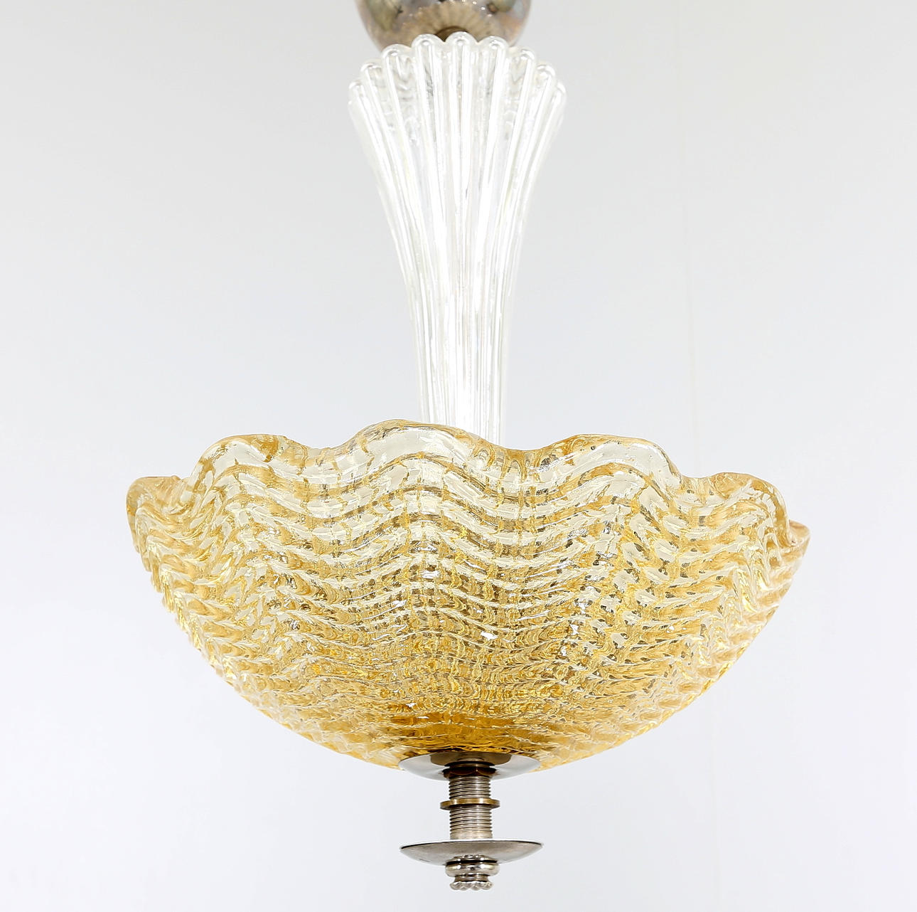 TAKLAMPA, Art deco, 20/1930-tal, Orrefors.