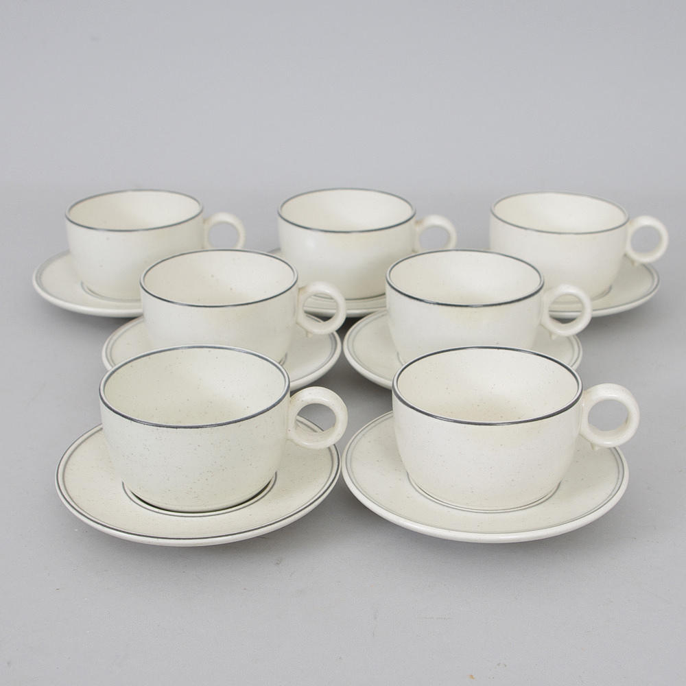 KAFFESERVIS, "Birka", design Stig Lindberg, Gustavsberg.