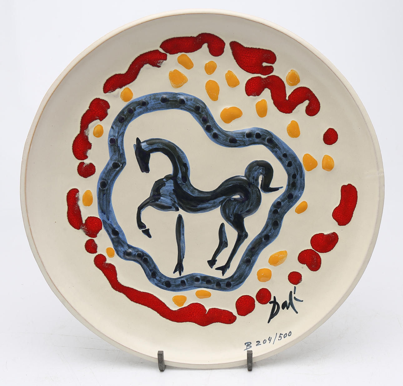 SALVADOR DALÍ. "Le cheval bleu".