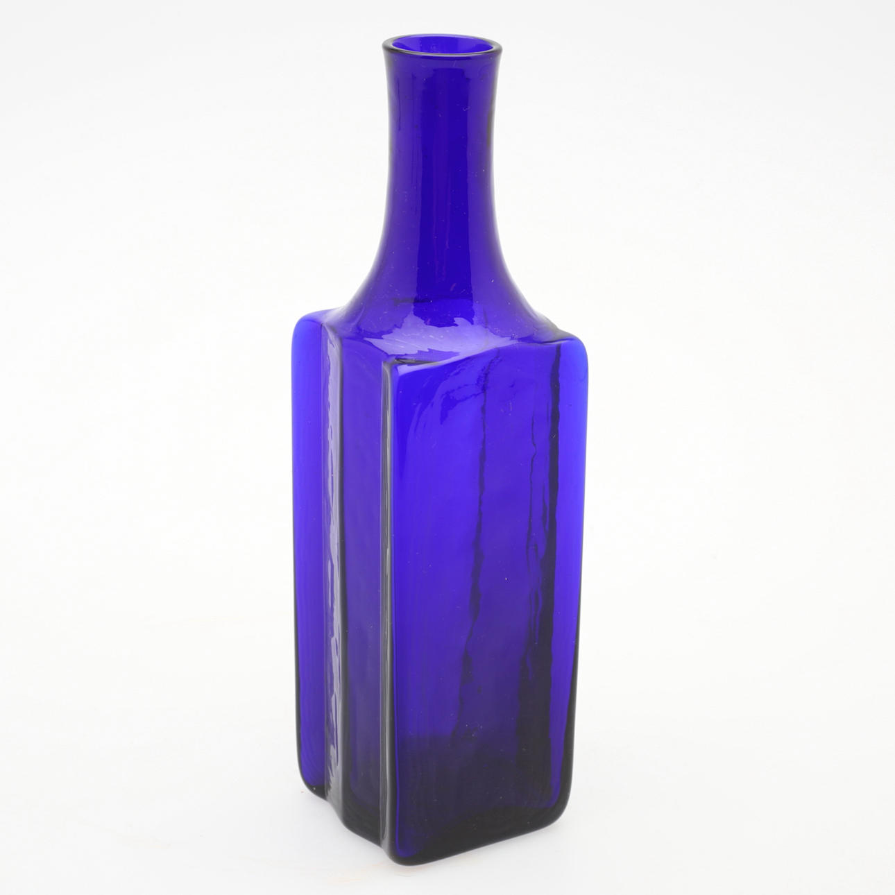 HANS CHRISTIAN WAGNER. Karaffe/Flasche, Glas, Björkshult, 1900.