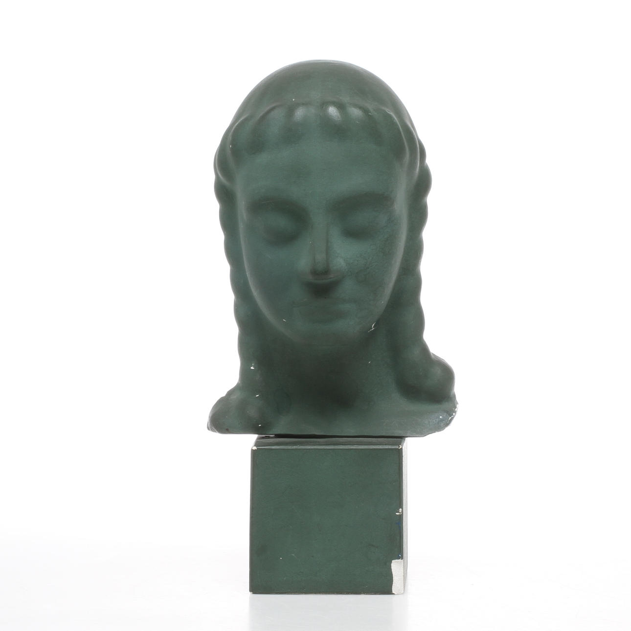 GÖSTA ALMGREN. Byst, gips, signerad och daterad 1937.